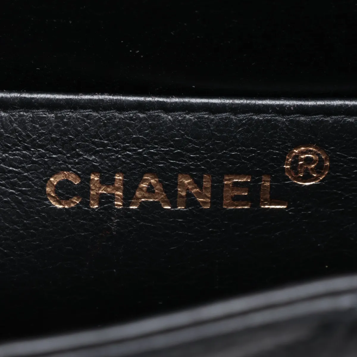 Matelassé Caviar Skin Business Bag, Black with Gold Hardware, Item No. 3444938 (Serial Number 3) — view 10