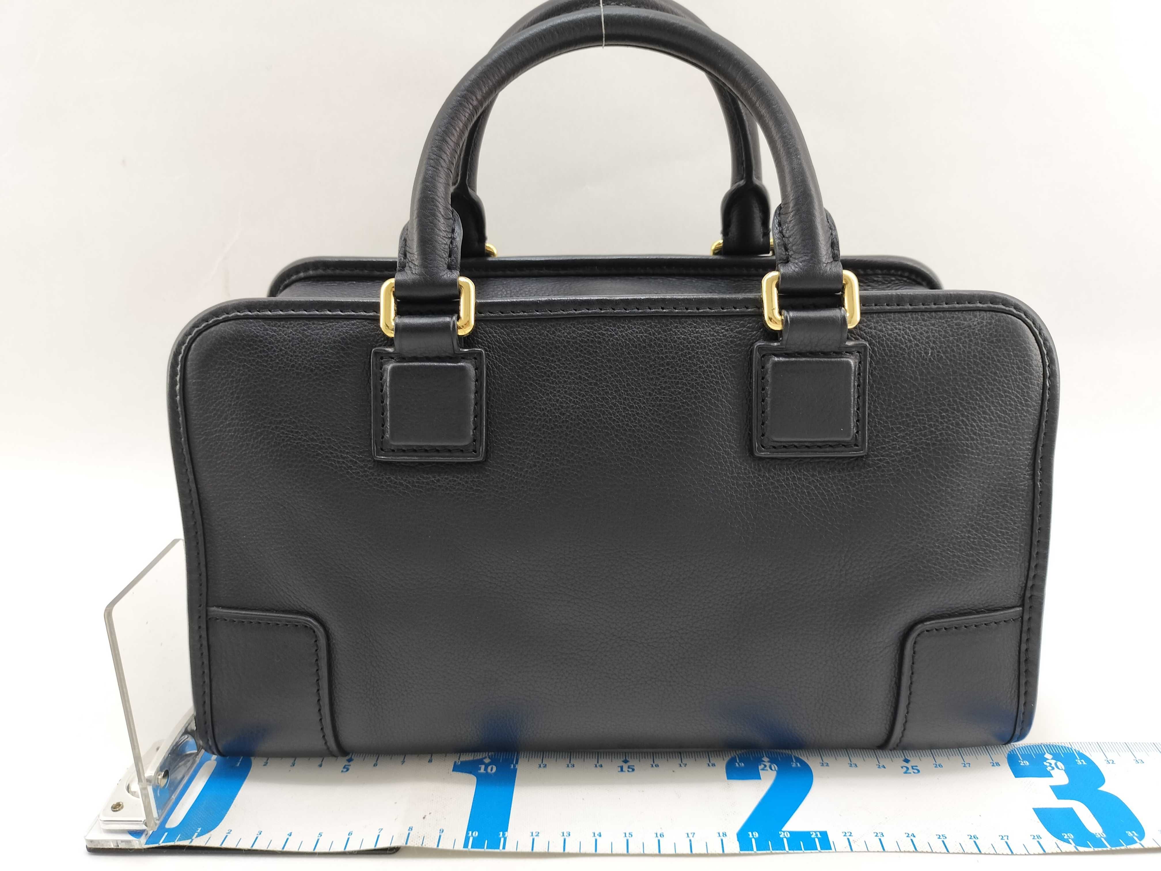 Amazona 28 Handbag, Leather, Black — view 2
