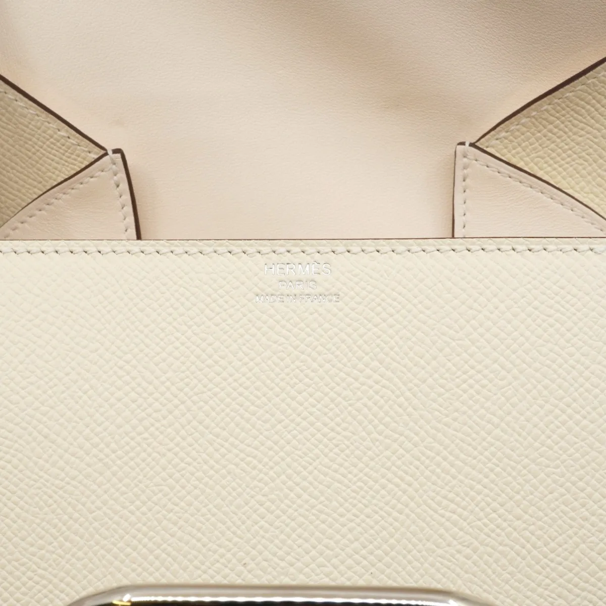 Della Cavalleria Veau Epsom Shoulder Bag, Nata, Silver Hardware, Year: 2022, Dust bag included. — view 8
