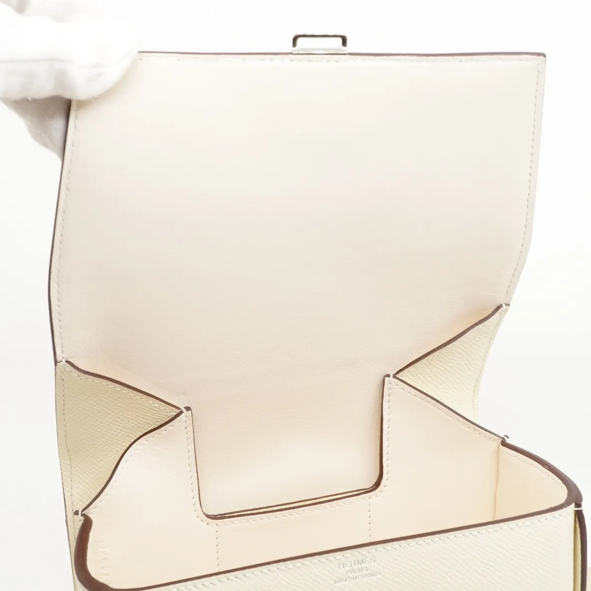 Della Cavalleria Veau Epsom Shoulder Bag, Nata, Silver Hardware, Year: 2022, Dust bag included. — view 10
