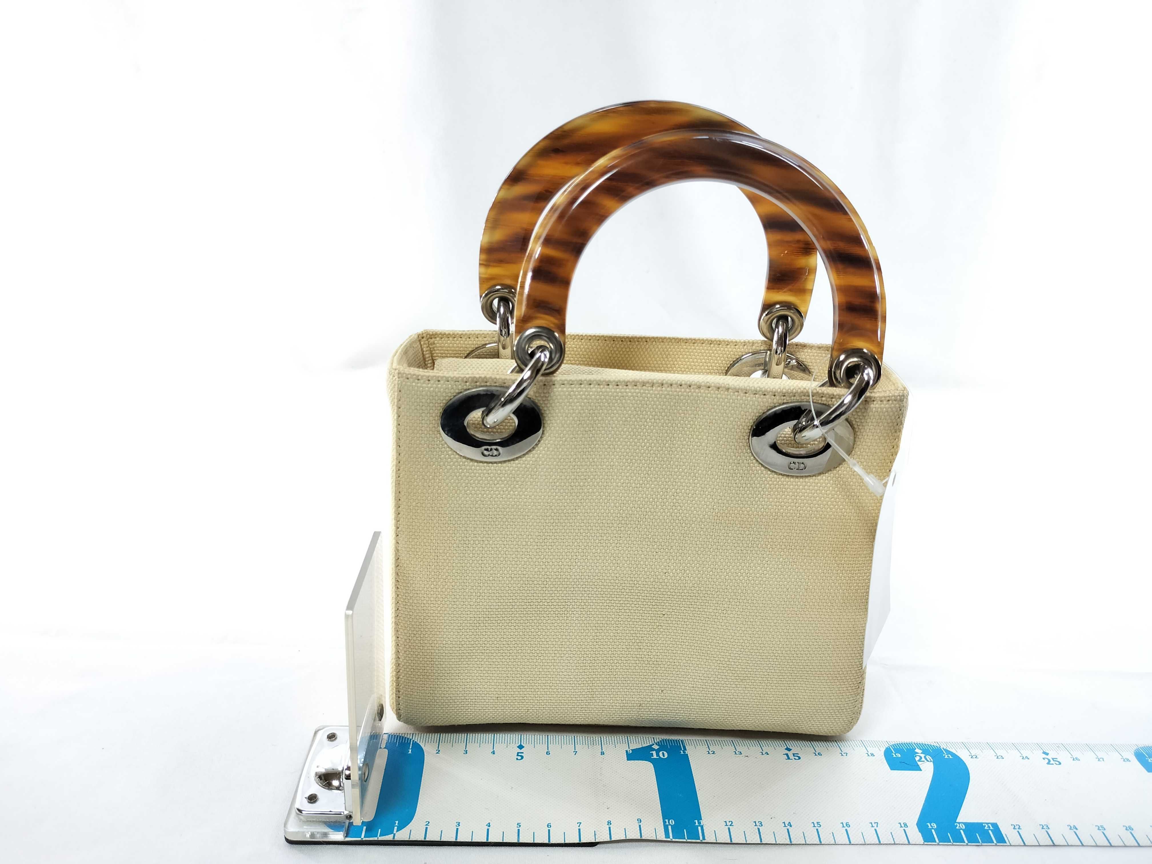 Lady Dior Canvas Mini Handbag — view 2