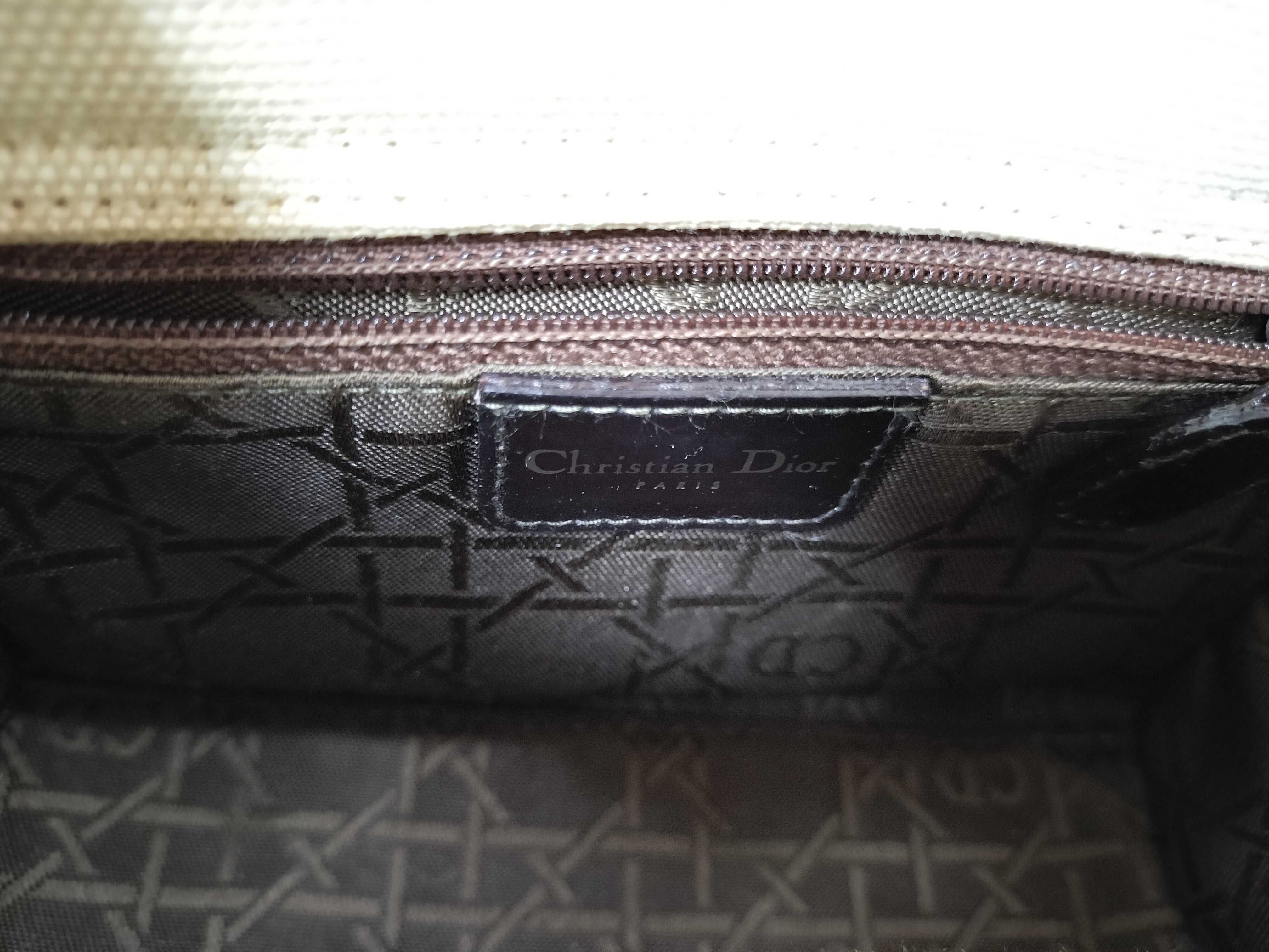 Lady Dior Canvas Mini Handbag — view 12