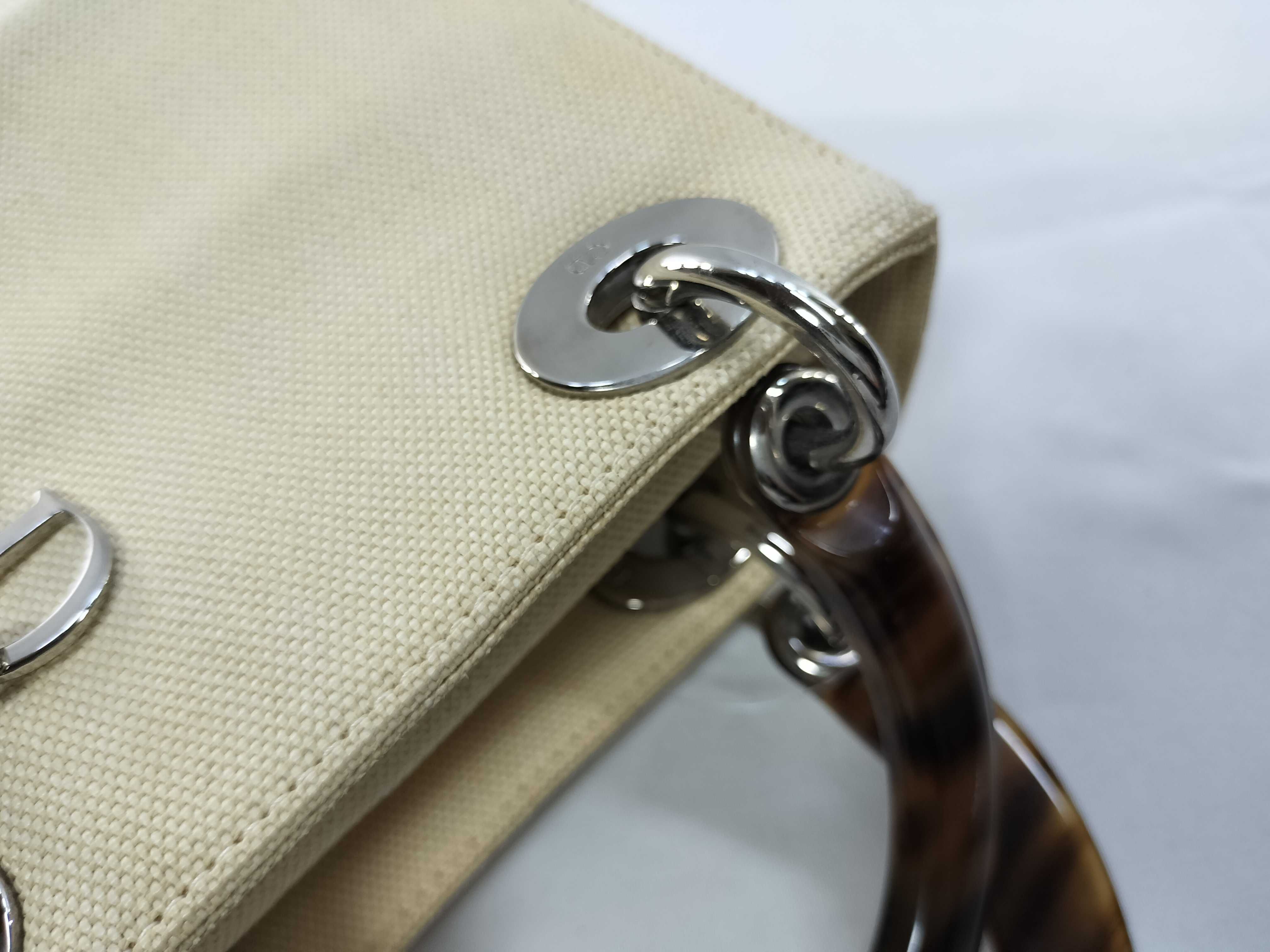 Lady Dior Canvas Mini Handbag — view 5