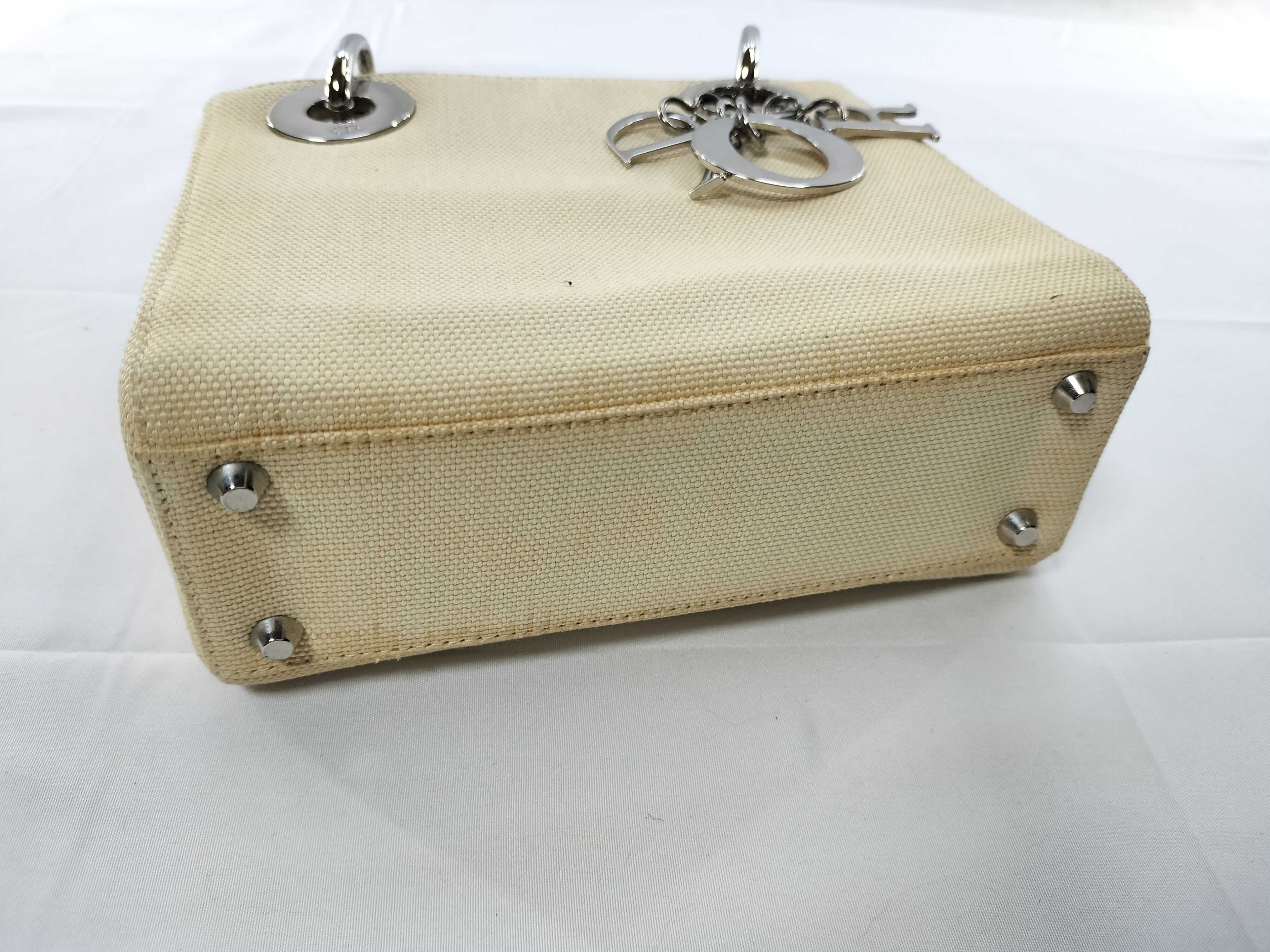 Lady Dior Canvas Mini Handbag — view 7