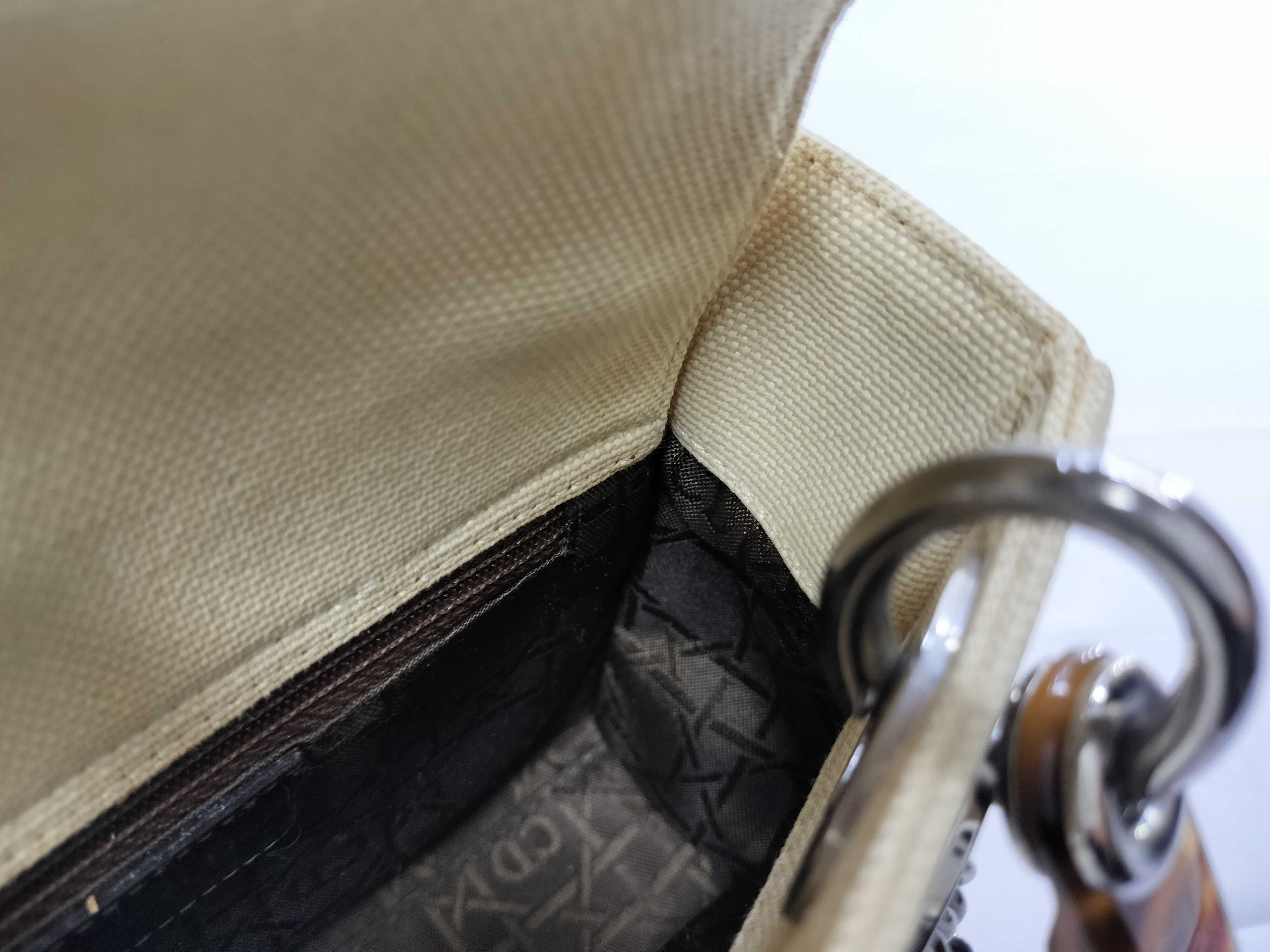 Lady Dior Canvas Mini Handbag — view 9