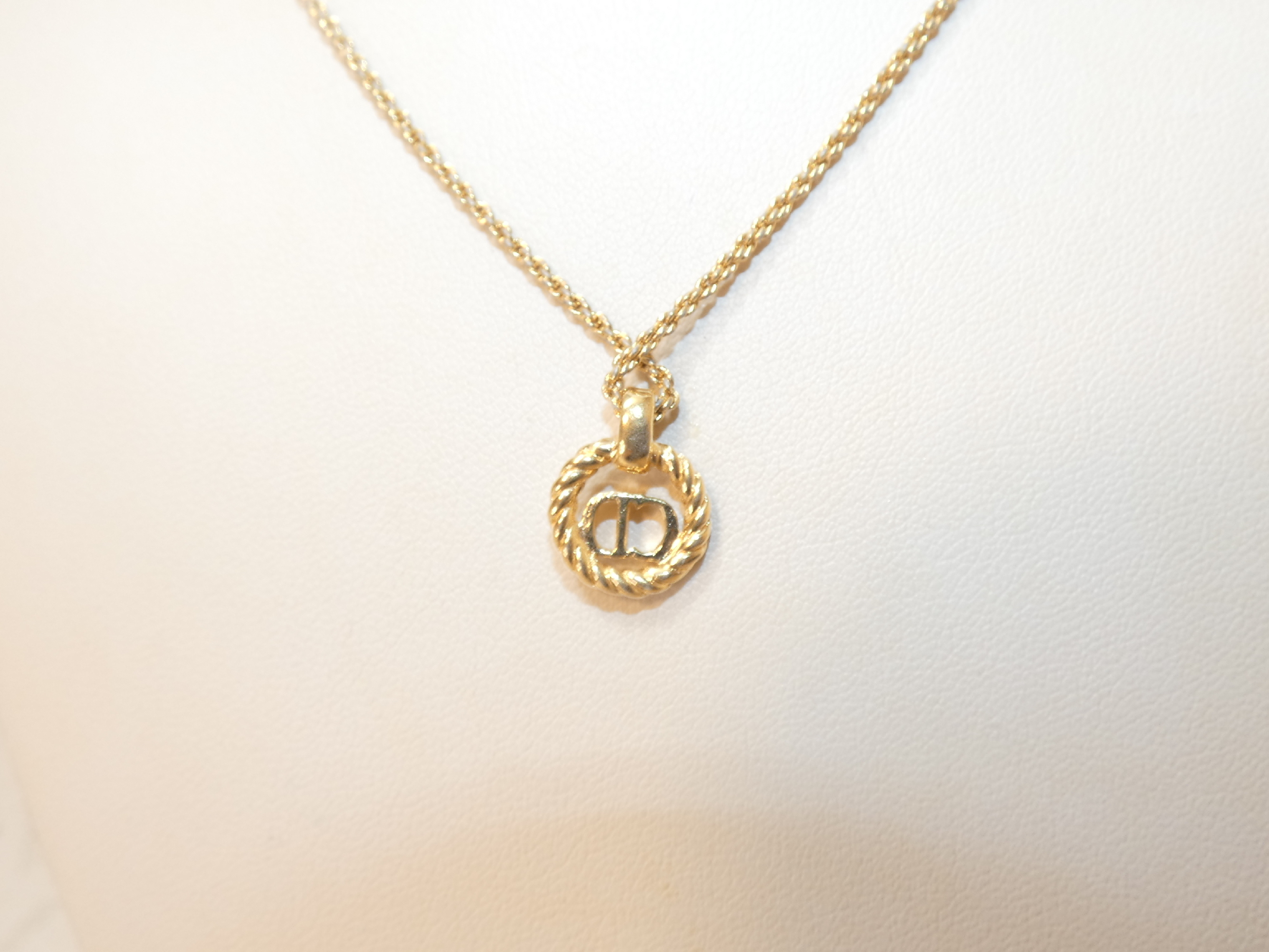 Logo Circle Necklace — view 2