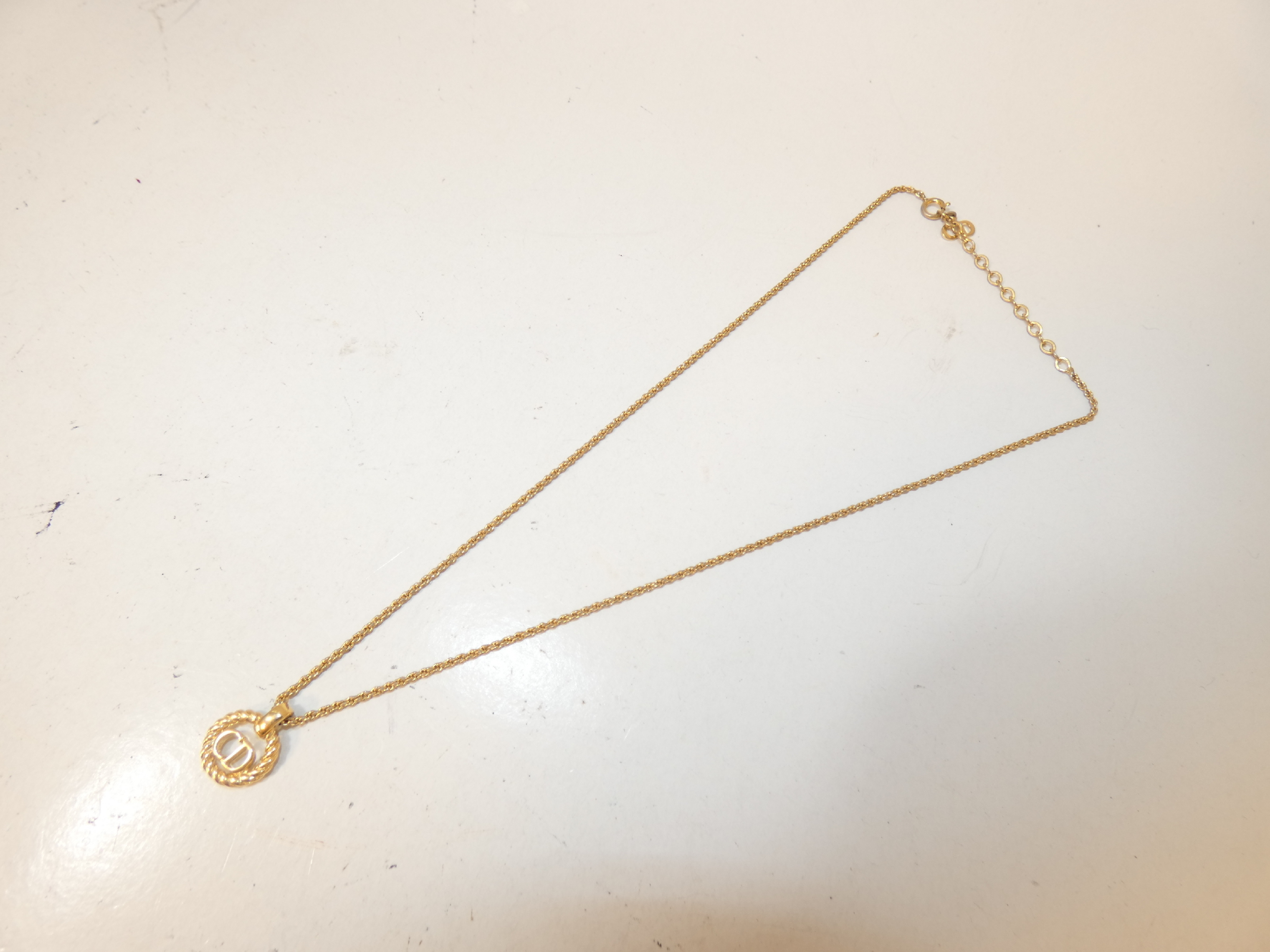 Logo Circle Necklace — view 4