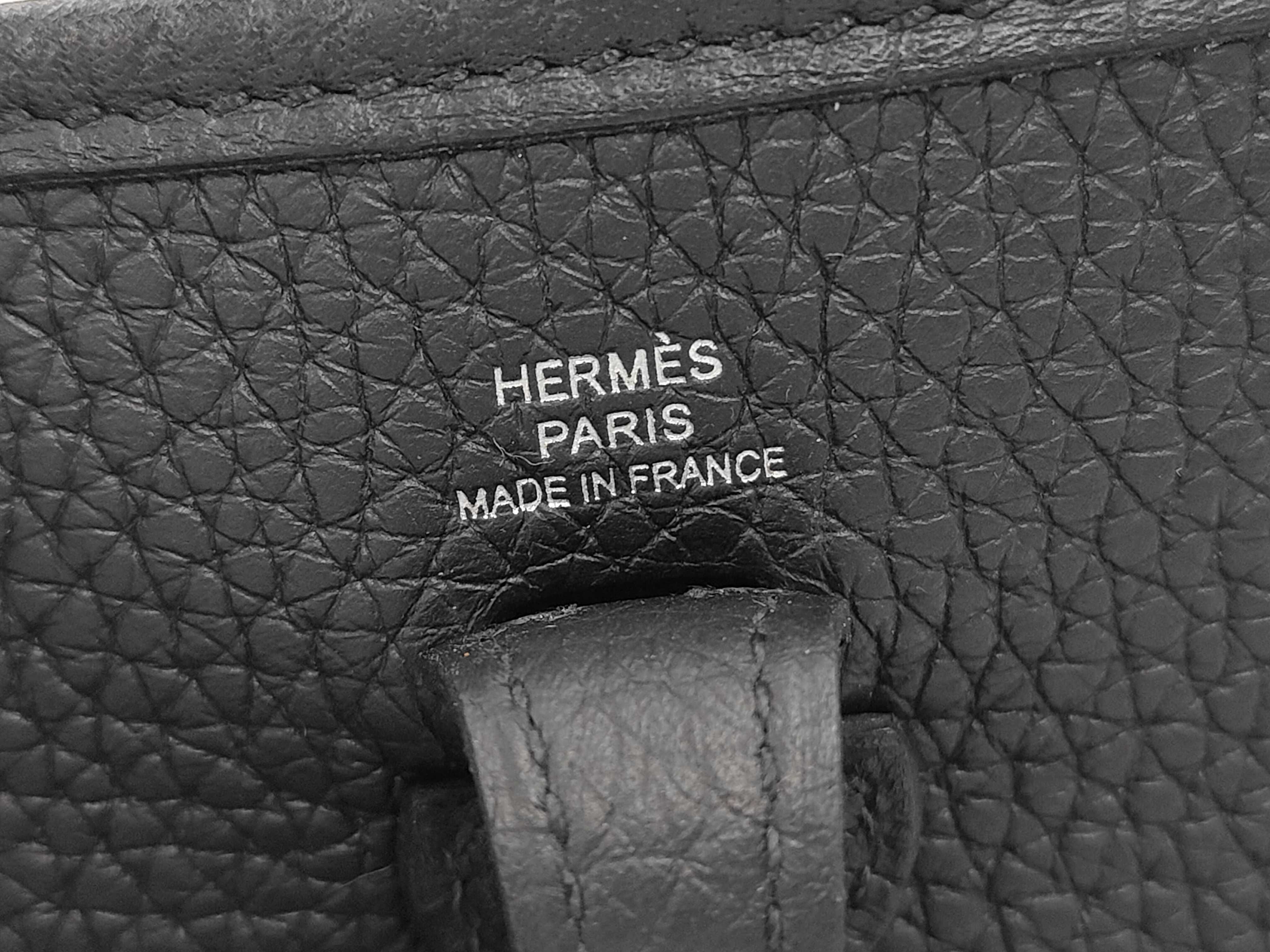 Evelyne TPM Amazone Taurillon Clemence Silver Hardware U Stamp Shoulder Bag — view 9