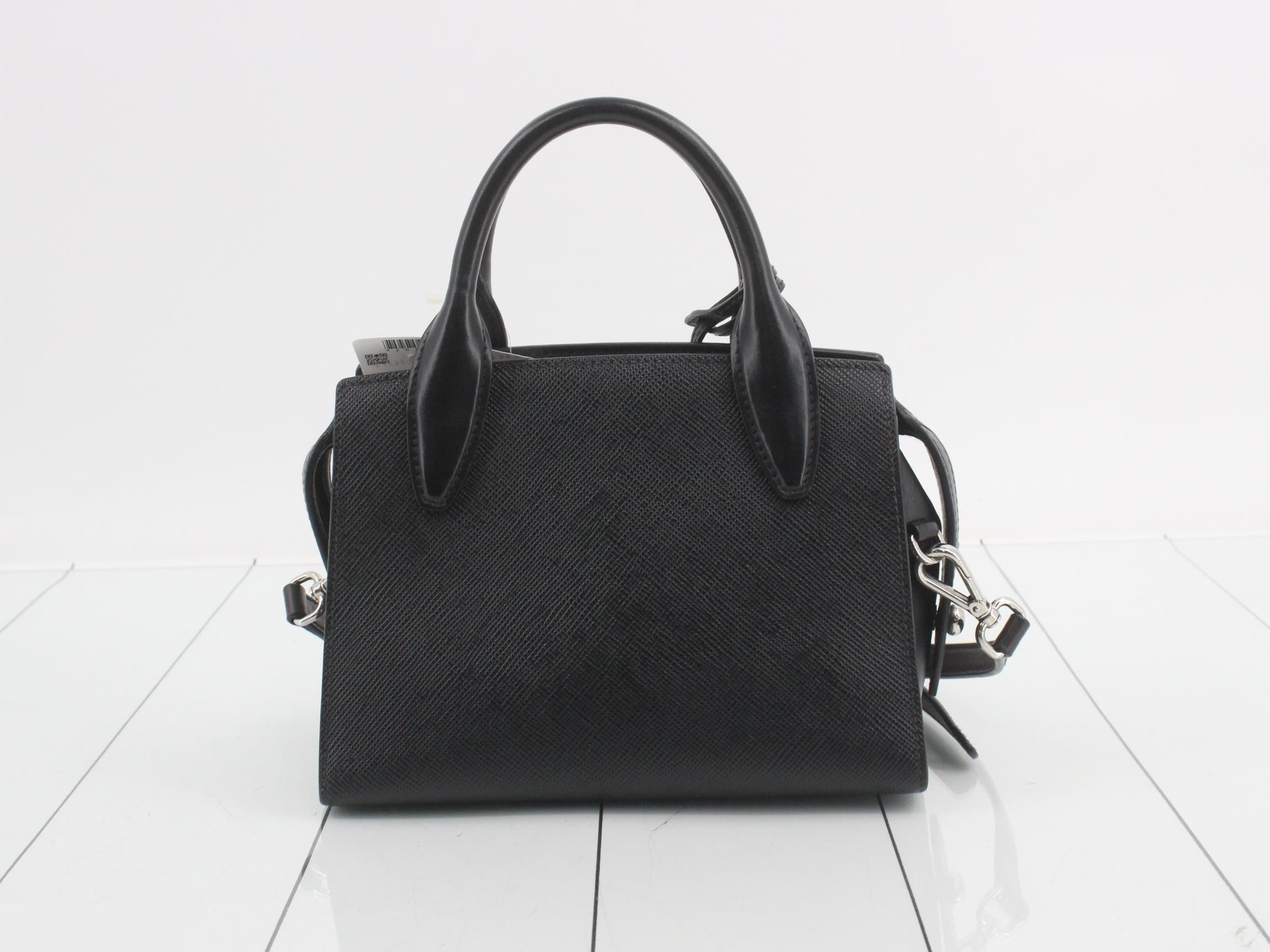 Saffiano 2-way bag with strap — view 2