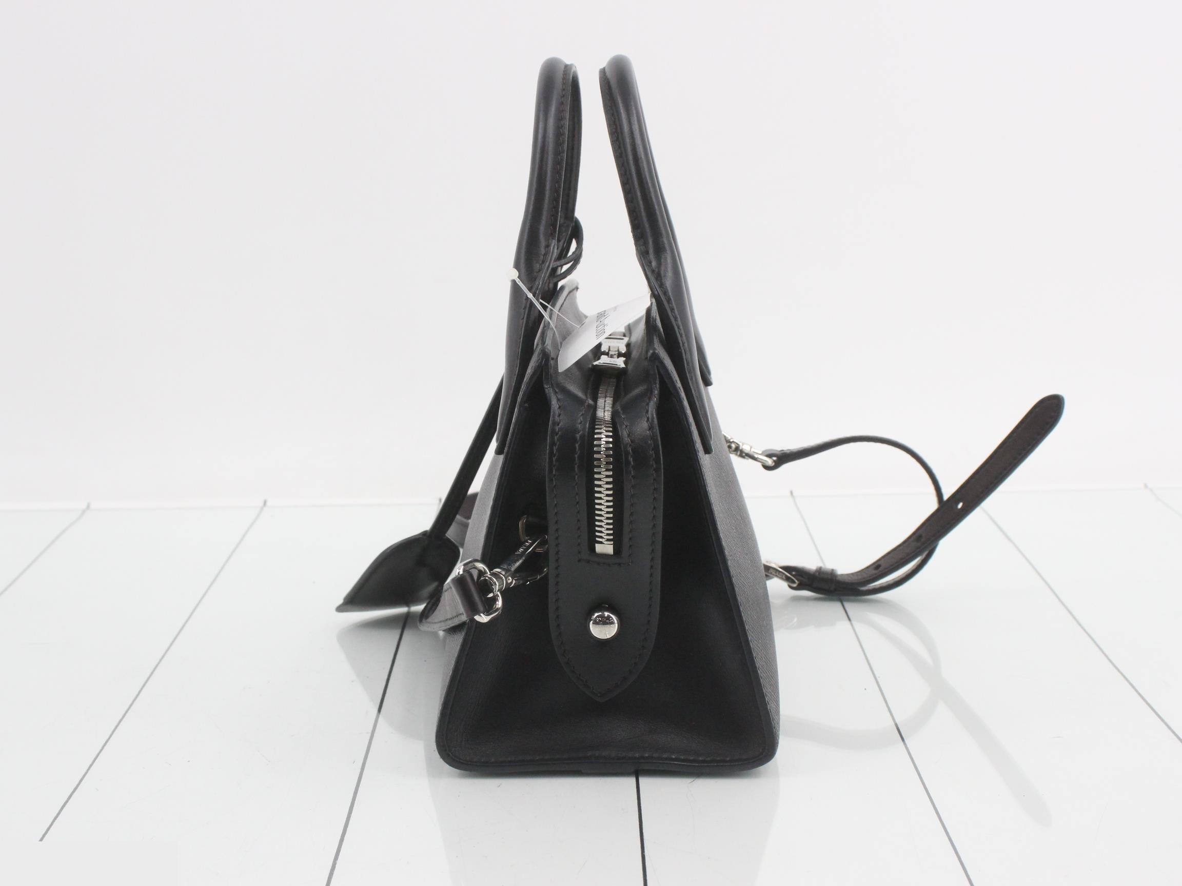 Saffiano 2-way bag with strap — view 3