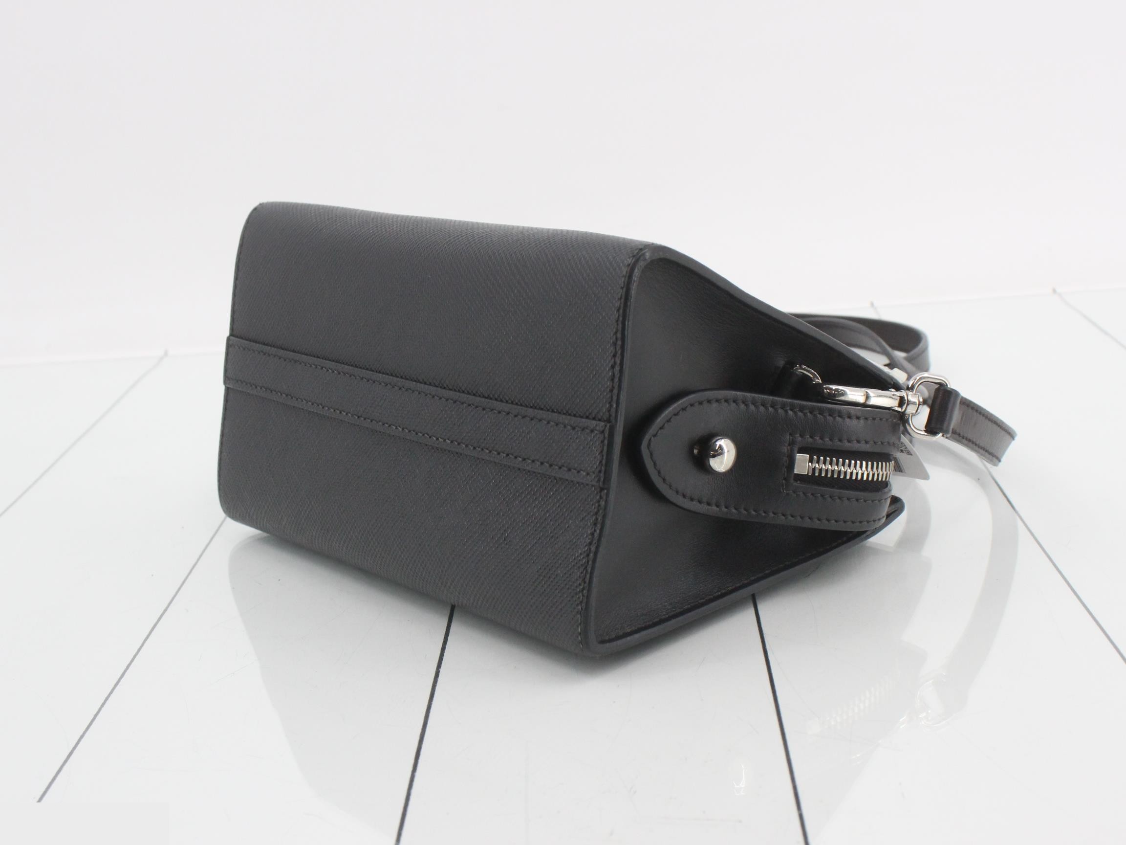 Saffiano 2-way bag with strap — view 6