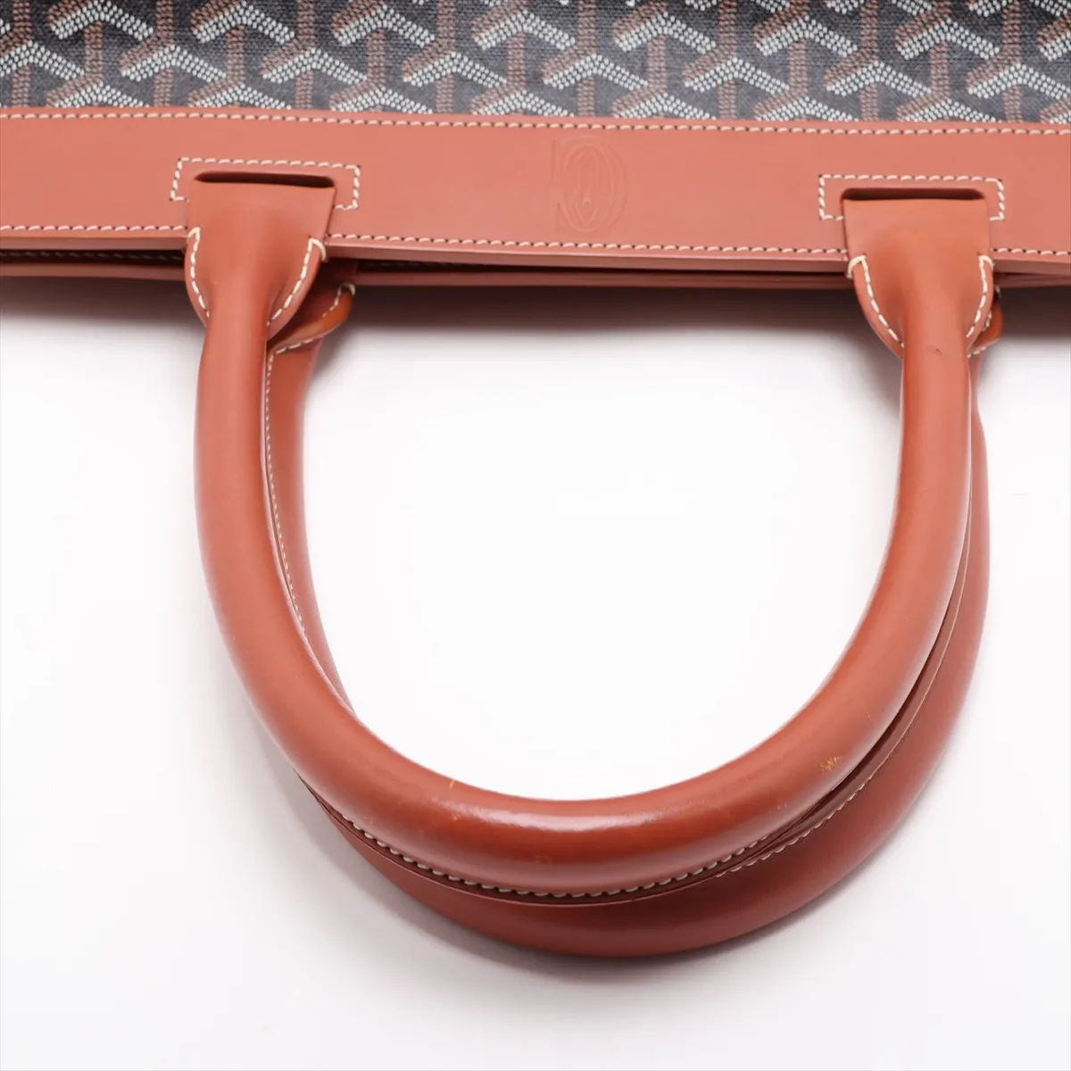 Belchasse MM PVC x Leather Tote Bag Brown x Black — view 5