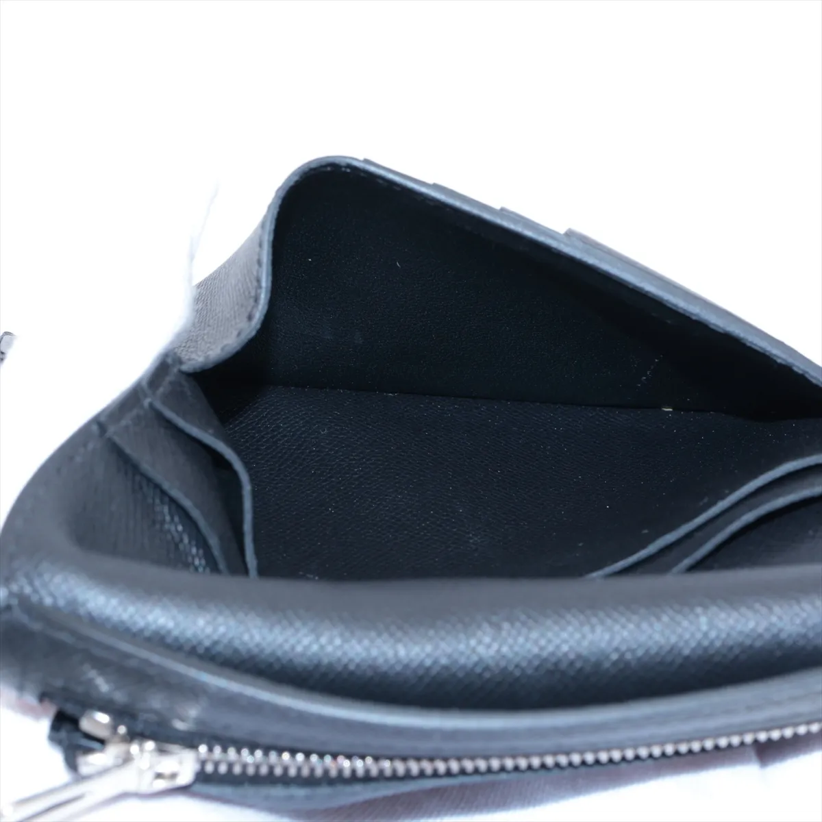 Bearn Compact Vaux Madame Compact Wallet Black Silver Hardware W:2024 — view 5
