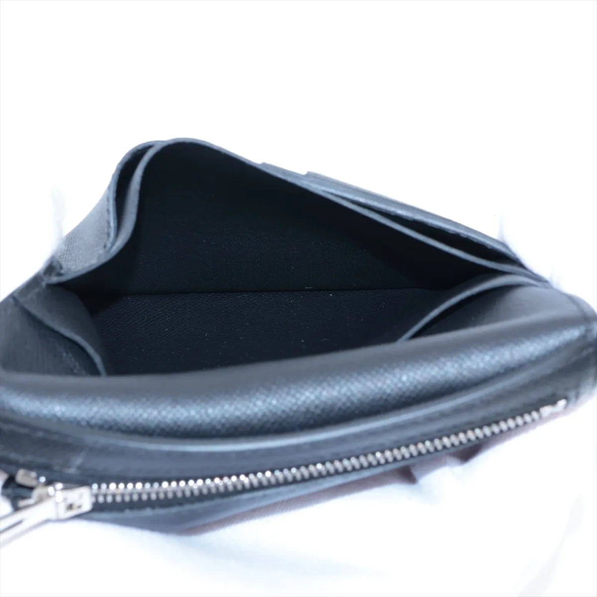 Bearn Compact Vaux Madame Compact Wallet Black Silver Hardware W:2024 — view 6