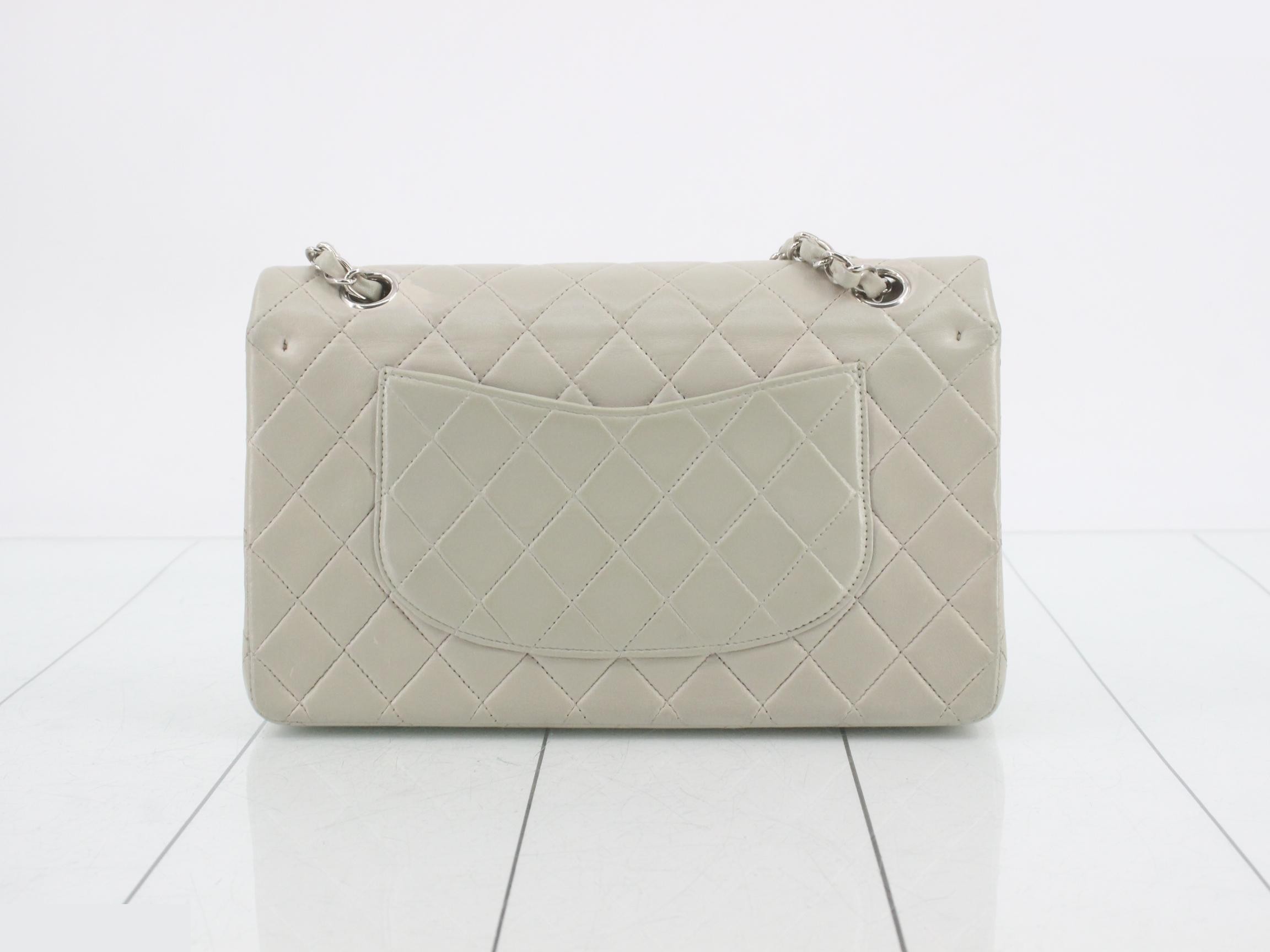 Matelassé Leather Double Flap Double Chain Shoulder Bag — view 2