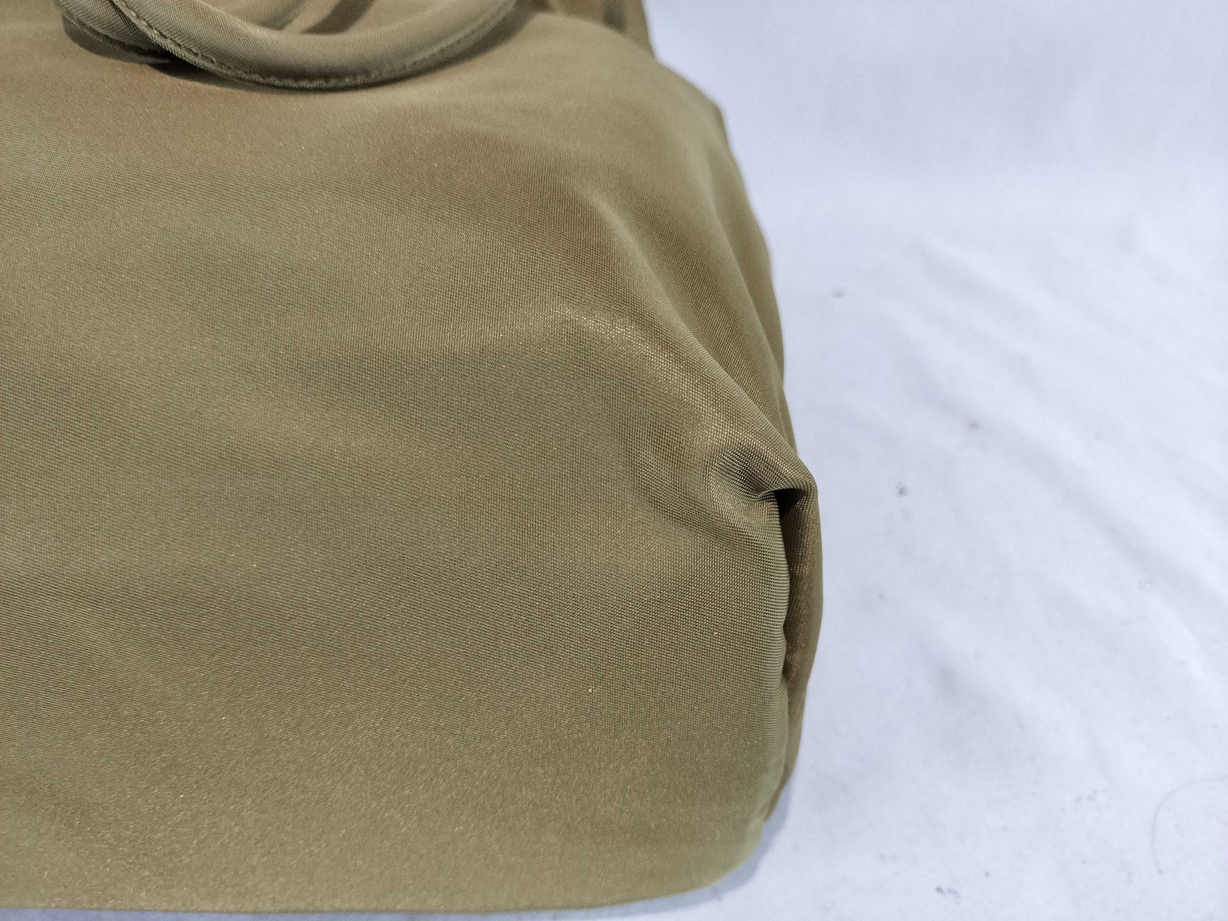 Nylon Tote Bag, Khaki — view 7