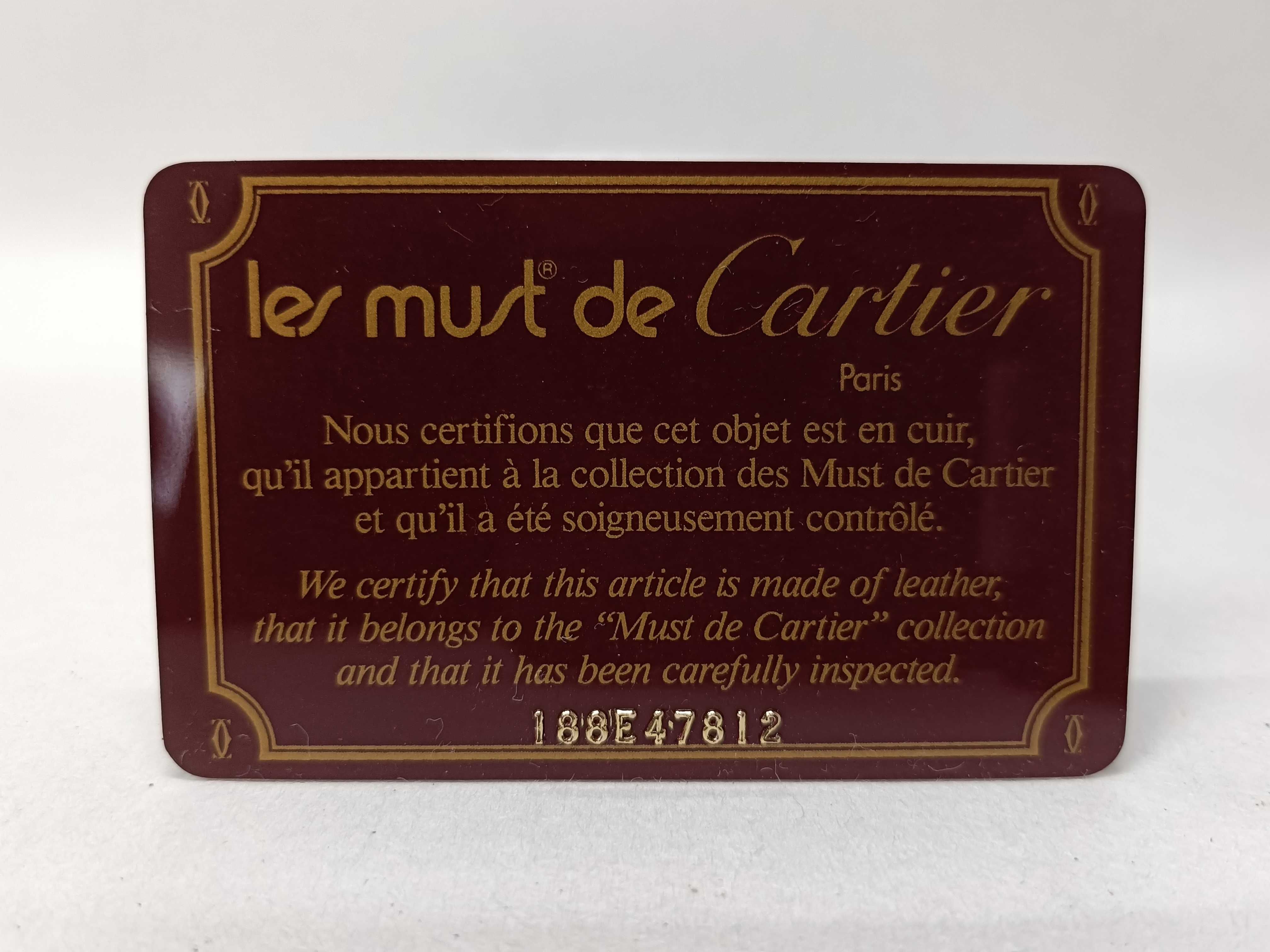 Must de Cartier Leather Bifold Wallet — view 15