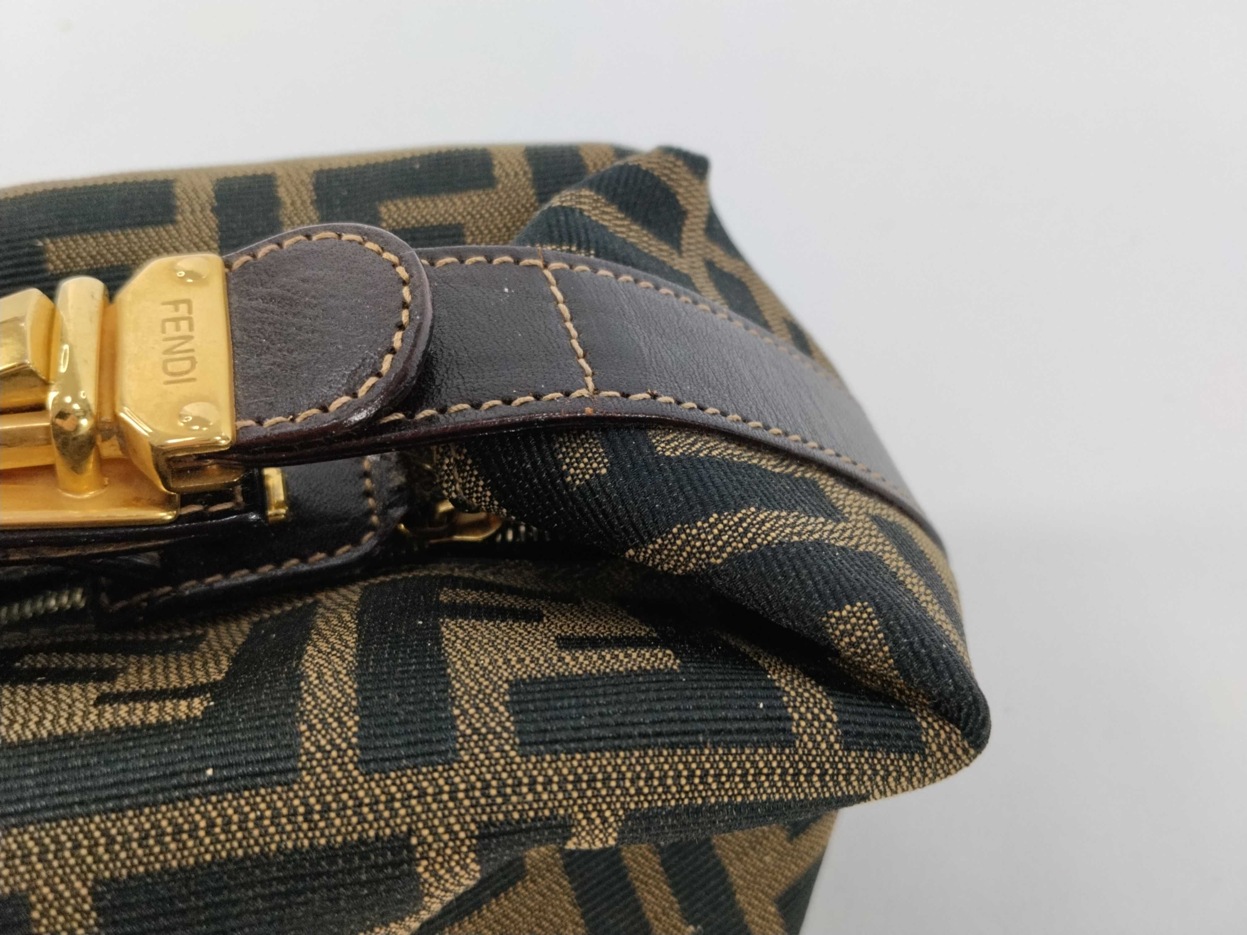 Zucca pattern Fendi Zucca handbag vanity brown handbag — view 4