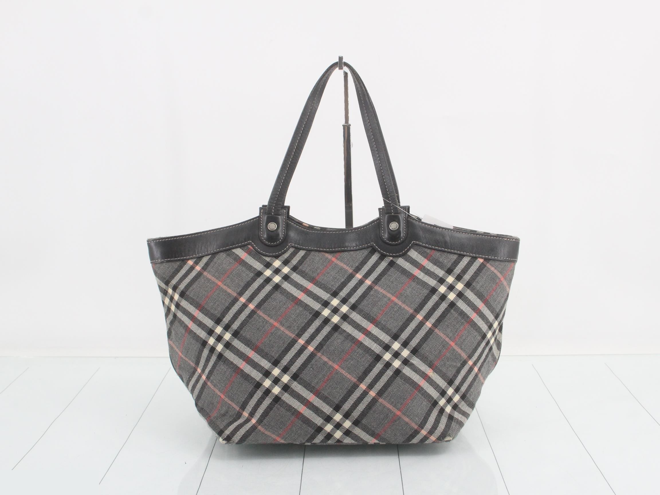 Nova check tote bag — view 2