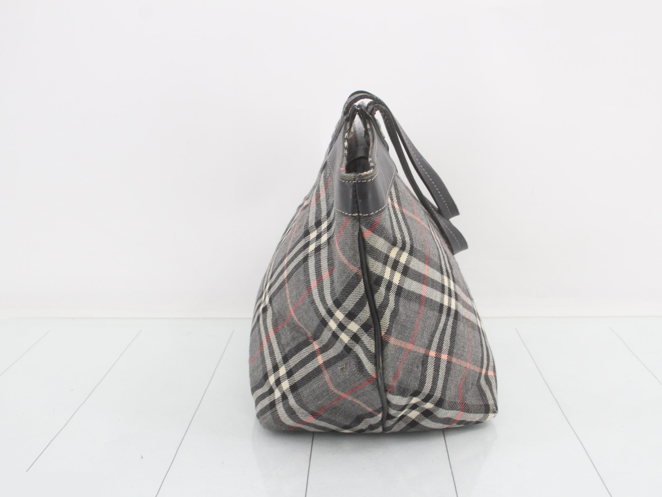 Nova check tote bag — view 3