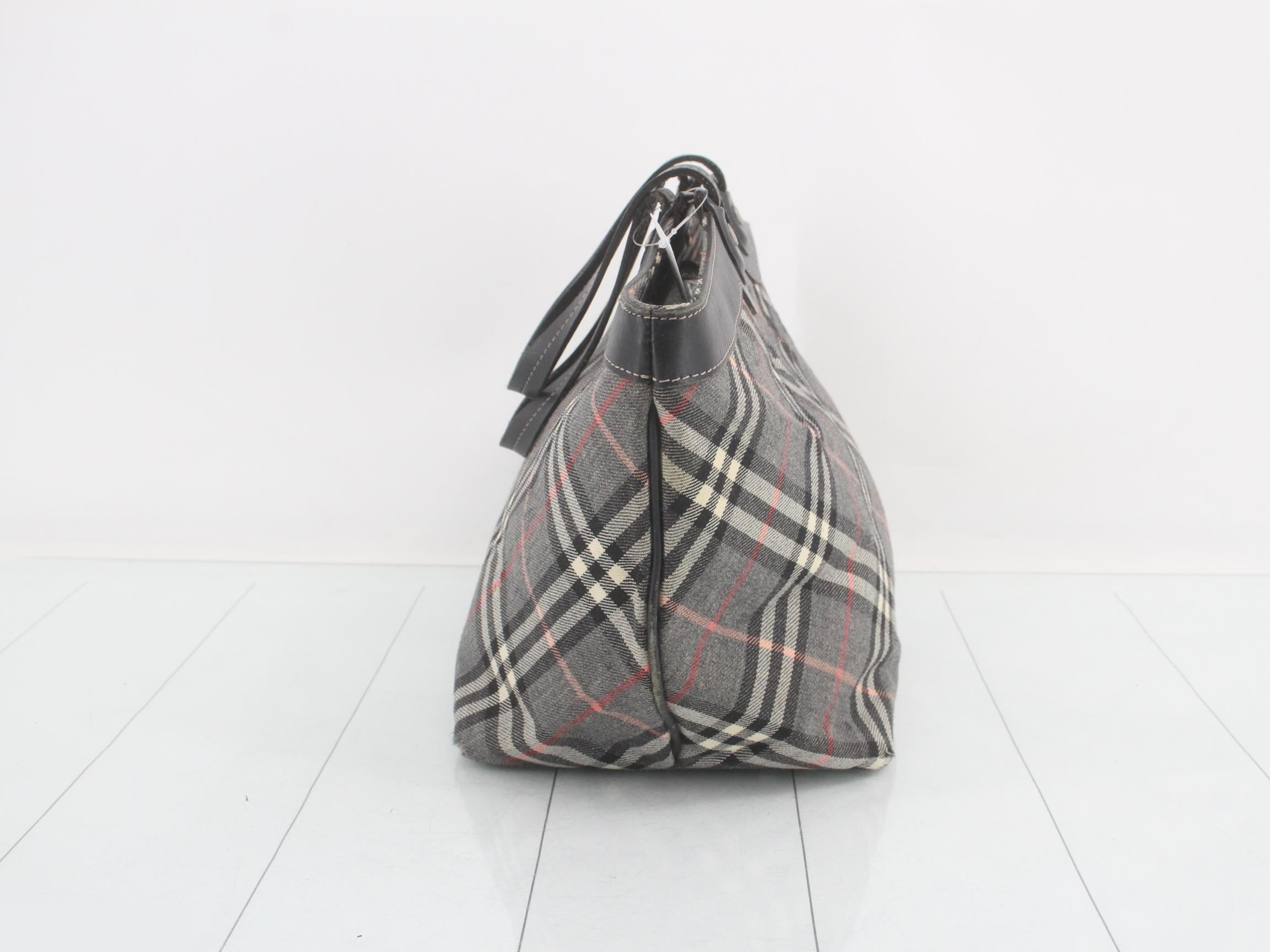 Nova check tote bag — view 4