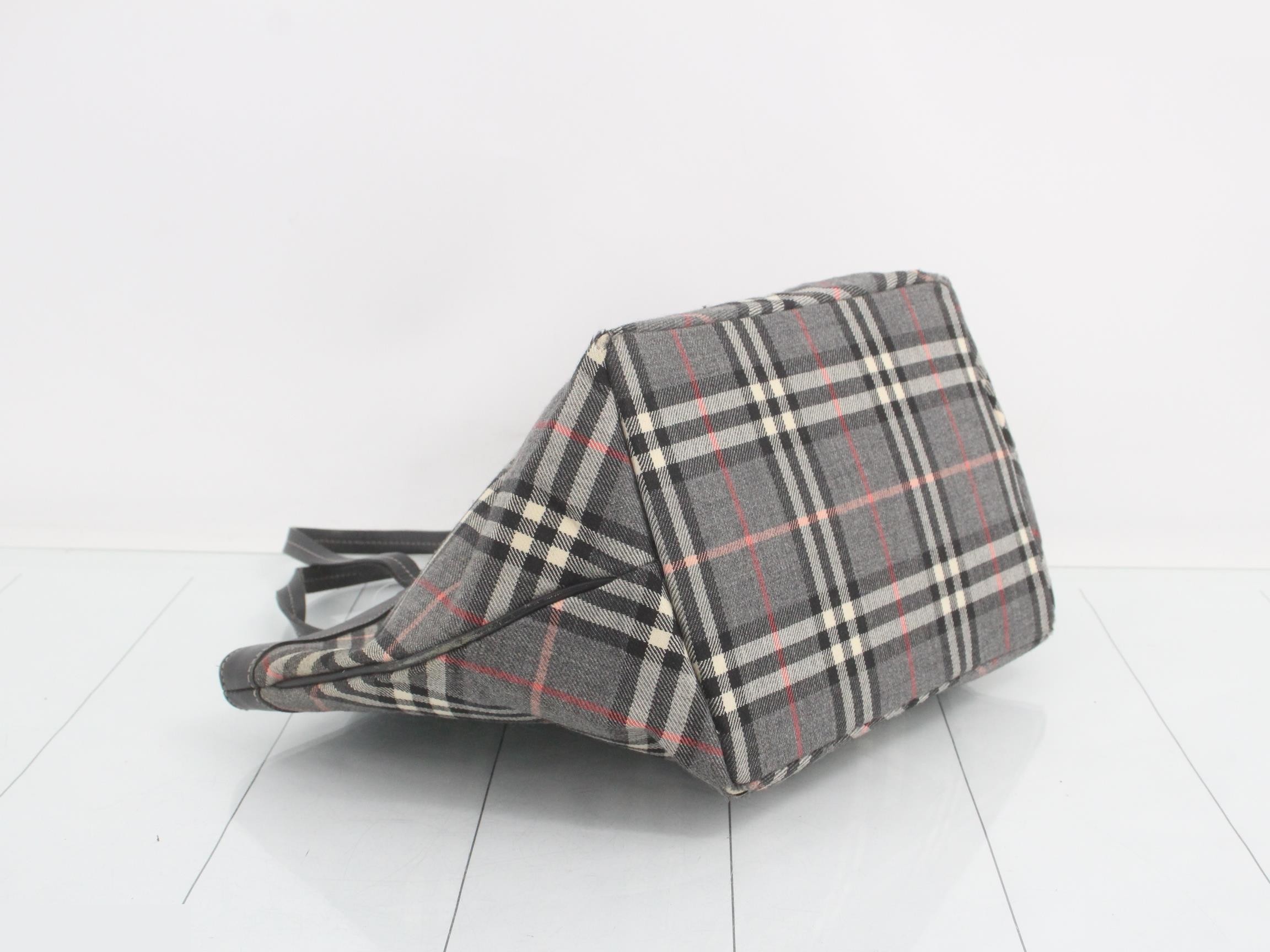 Nova check tote bag — view 5