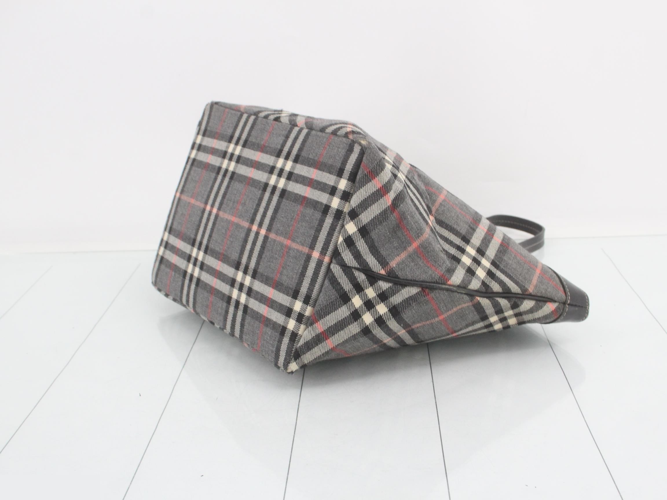 Nova check tote bag — view 6