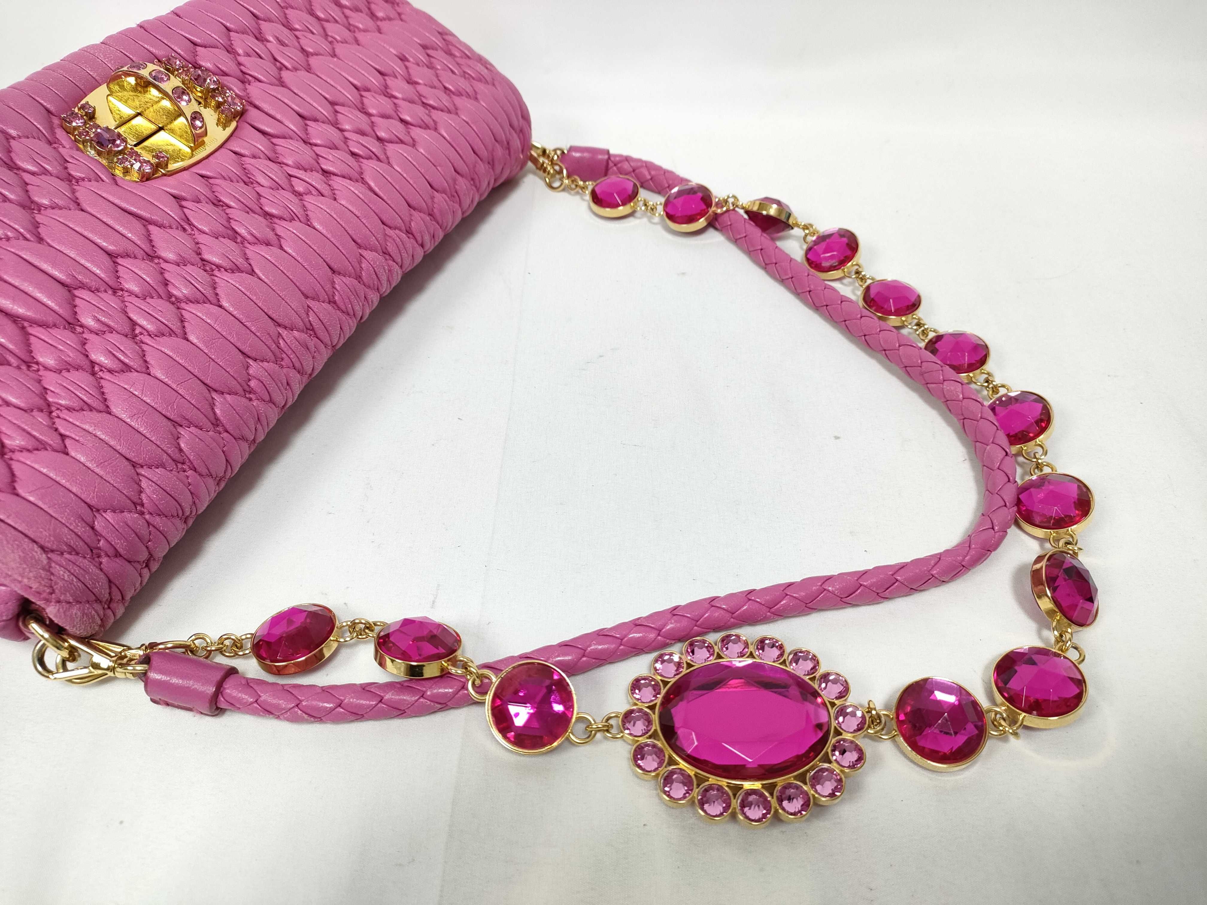 Nappa Crystal 2-Way Shoulder Bag — view 7