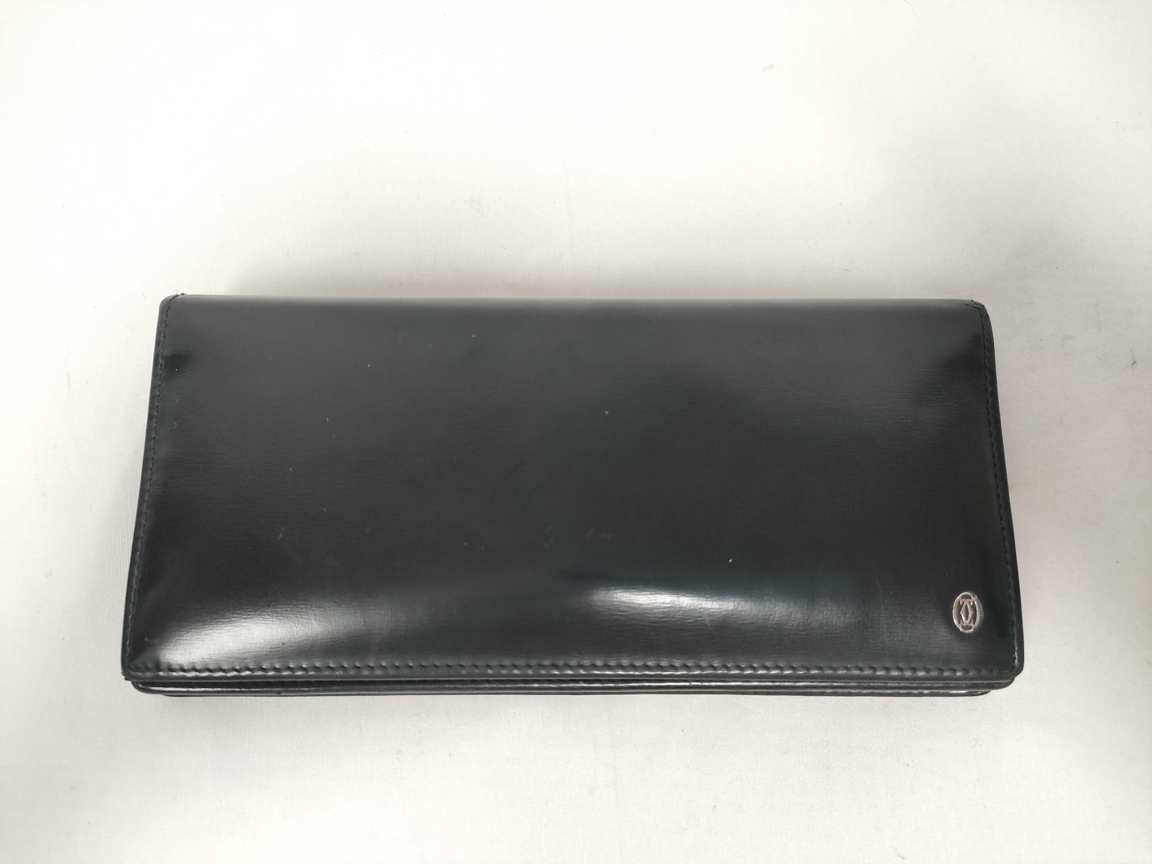 Pasha Long Wallet, Leather, Black