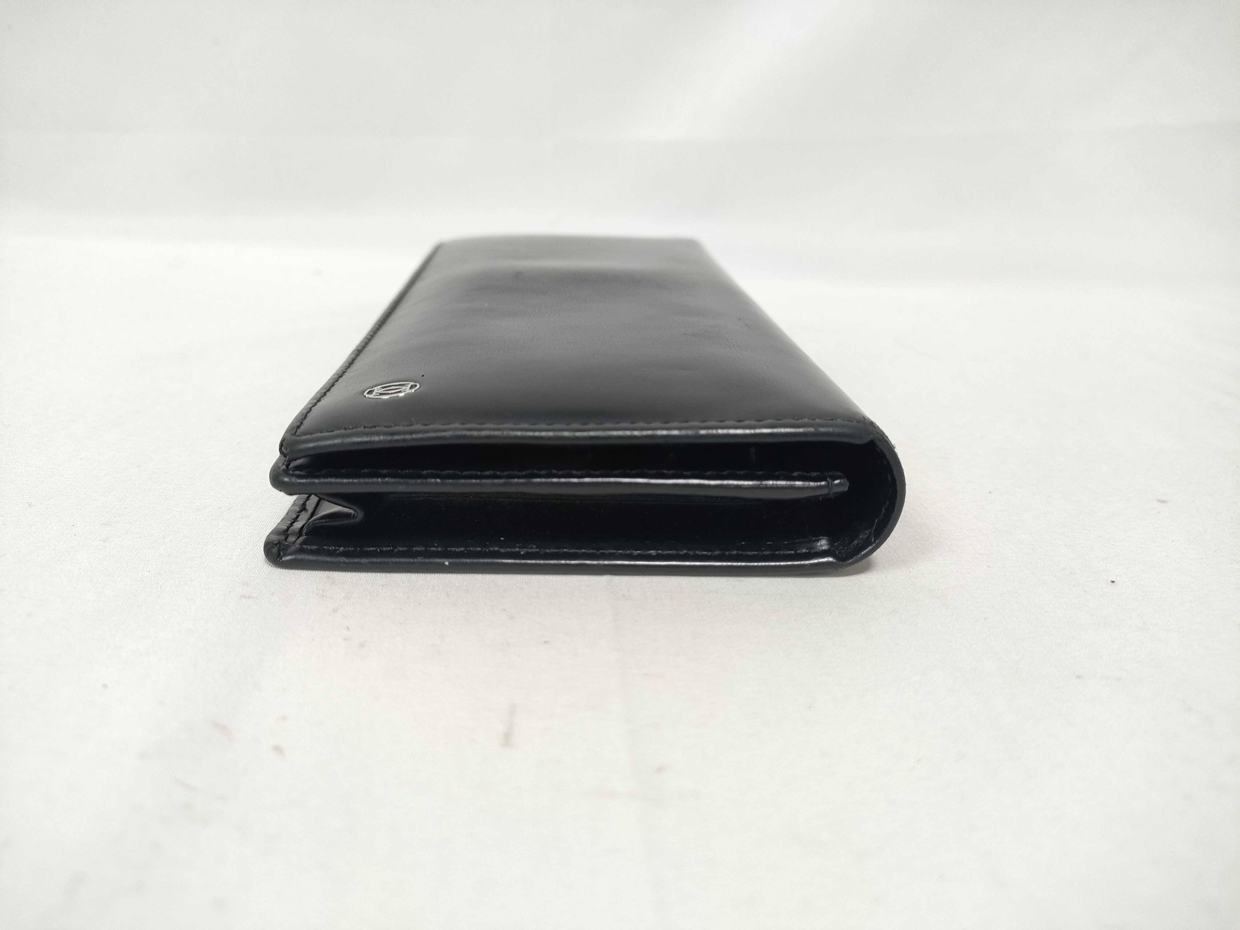 Pasha Long Wallet, Leather, Black — view 5
