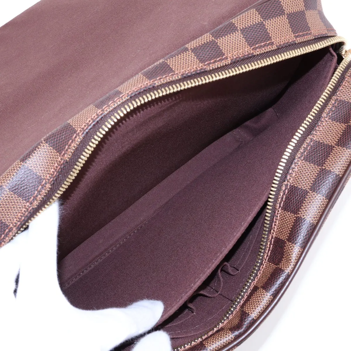 Damier Shelton MM N41149 MI5114 Brown, magnet broken. — view 7