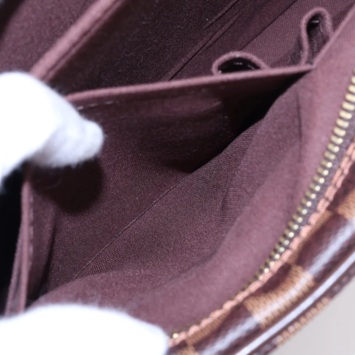 Damier Shelton MM N41149 MI5114 Brown, magnet broken. — view 8