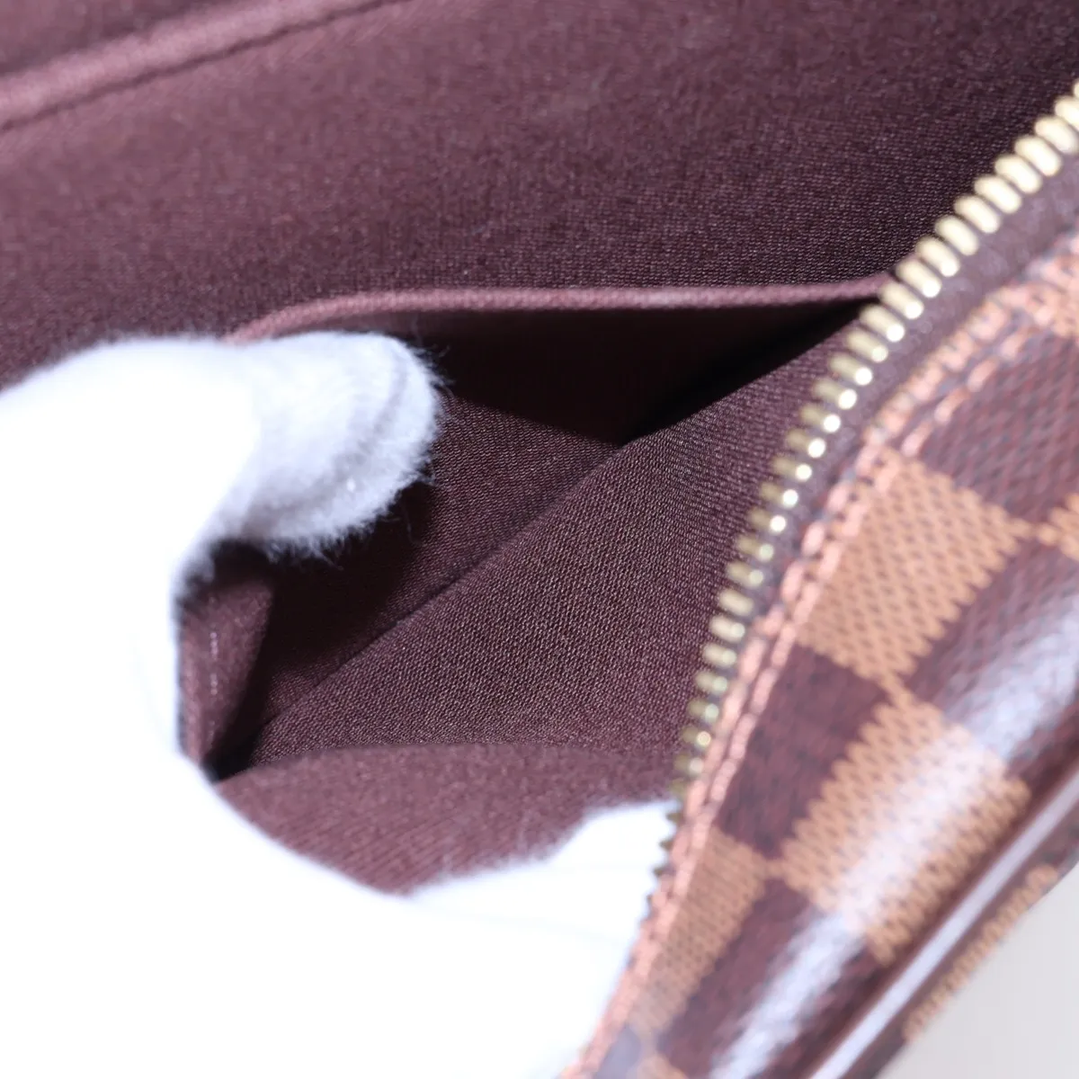 Damier Shelton MM N41149 MI5114 Brown, magnet broken. — view 10