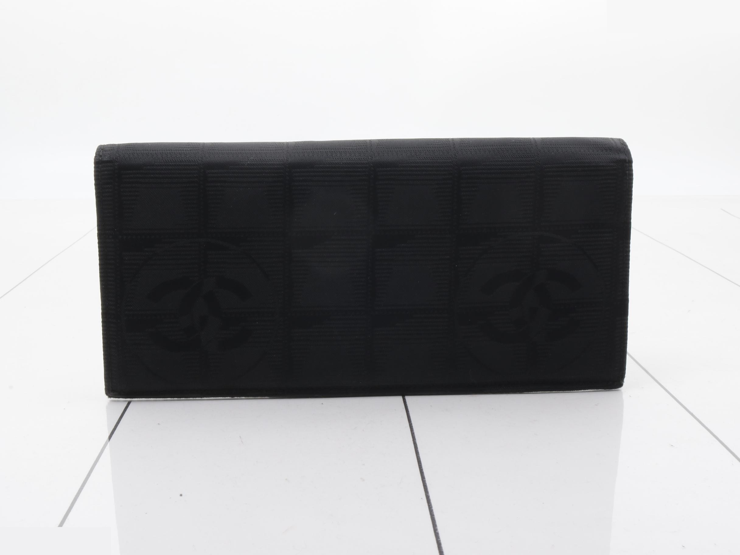 New Travel Long Wallet, Black, Nylon, Series 7 — view 2