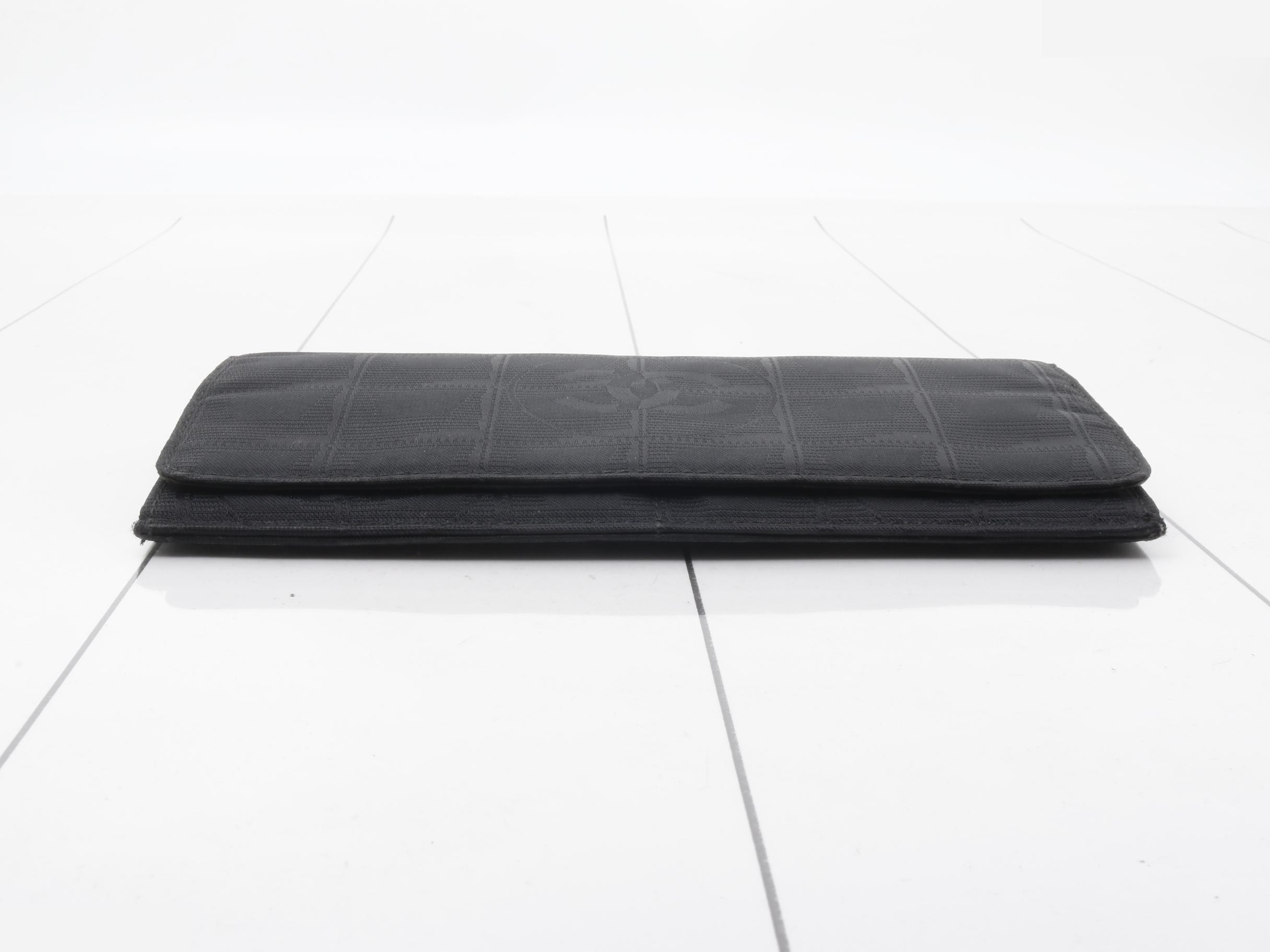 New Travel Long Wallet, Black, Nylon, Series 7 — view 3