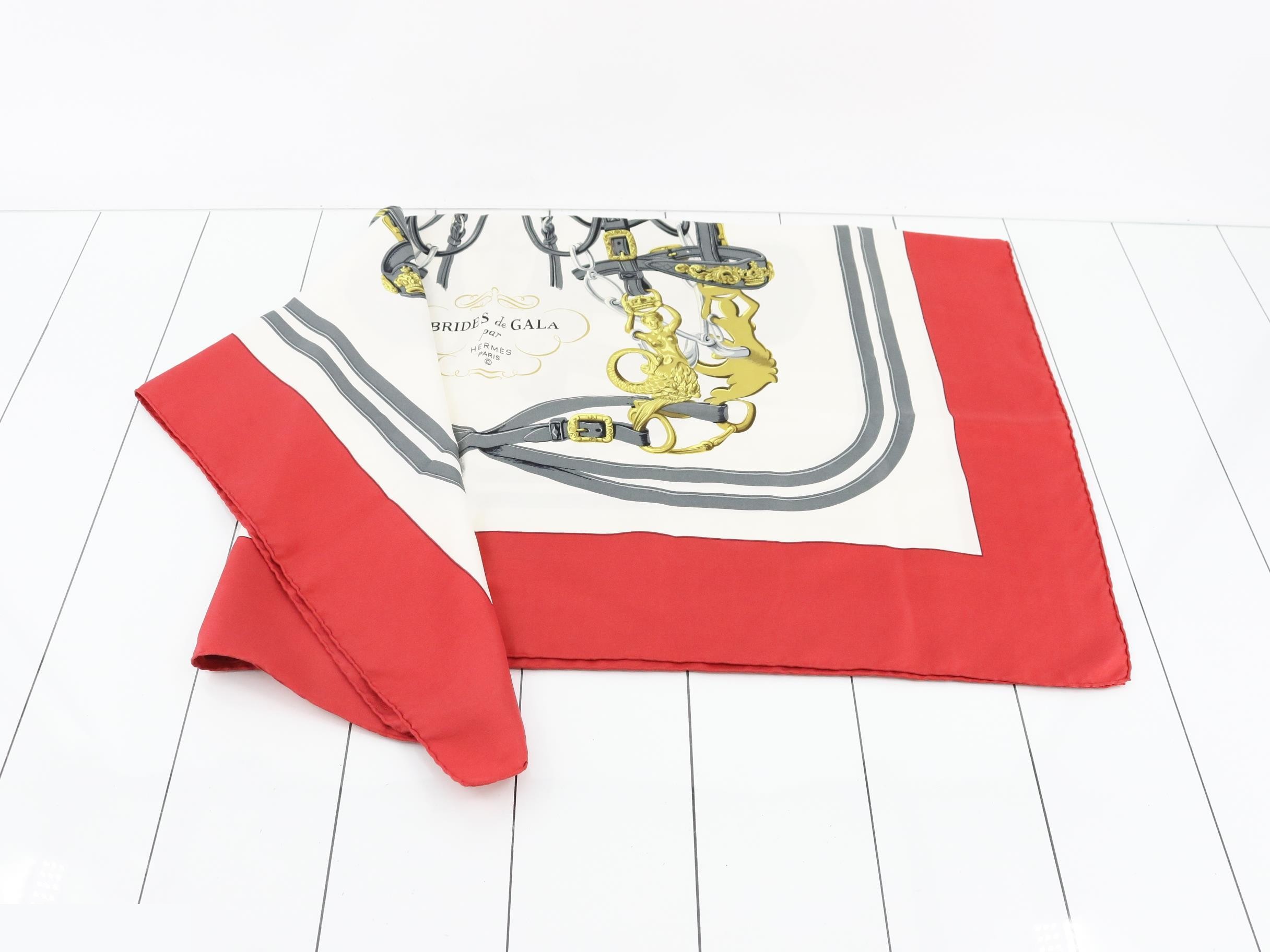 Carre 90 Ceremonial Bridle Silk Scarf — view 3