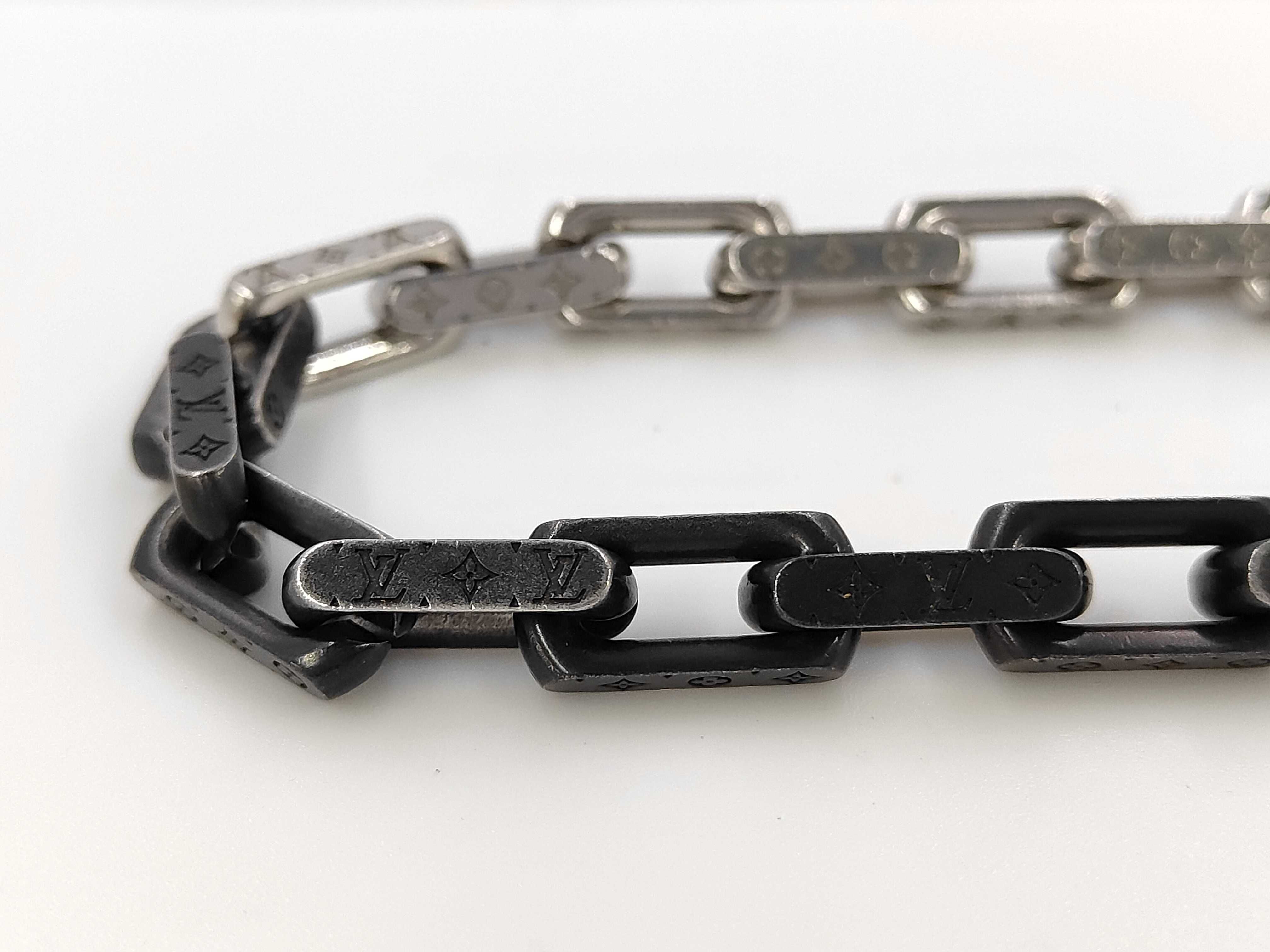 Collier Monogram Chain Silver Necklace — view 2