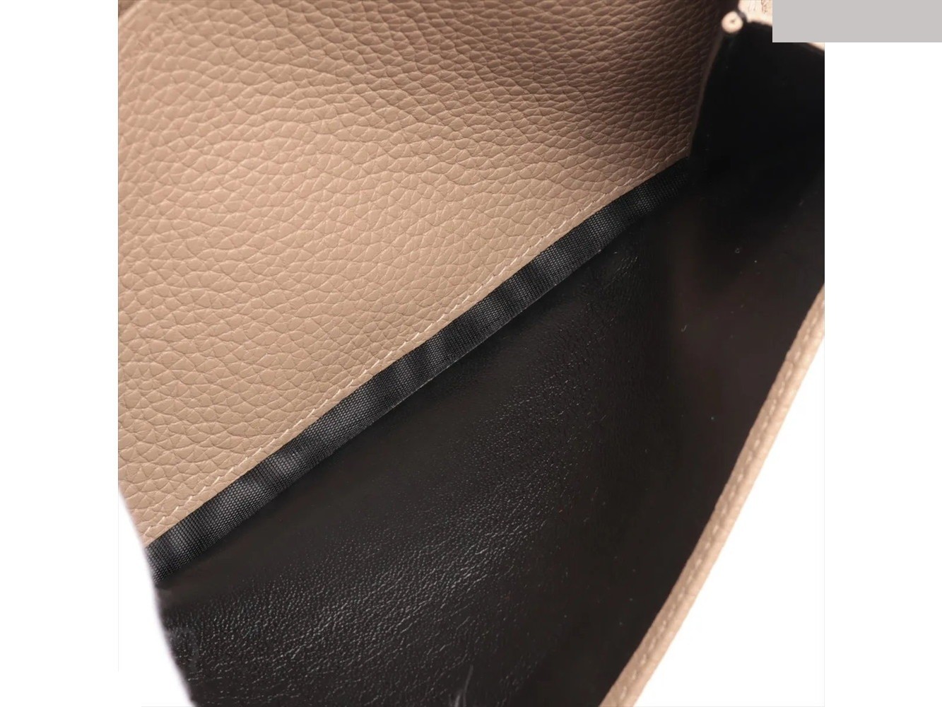 Leather long wallet, bi-fold wallet, round zipper — view 5