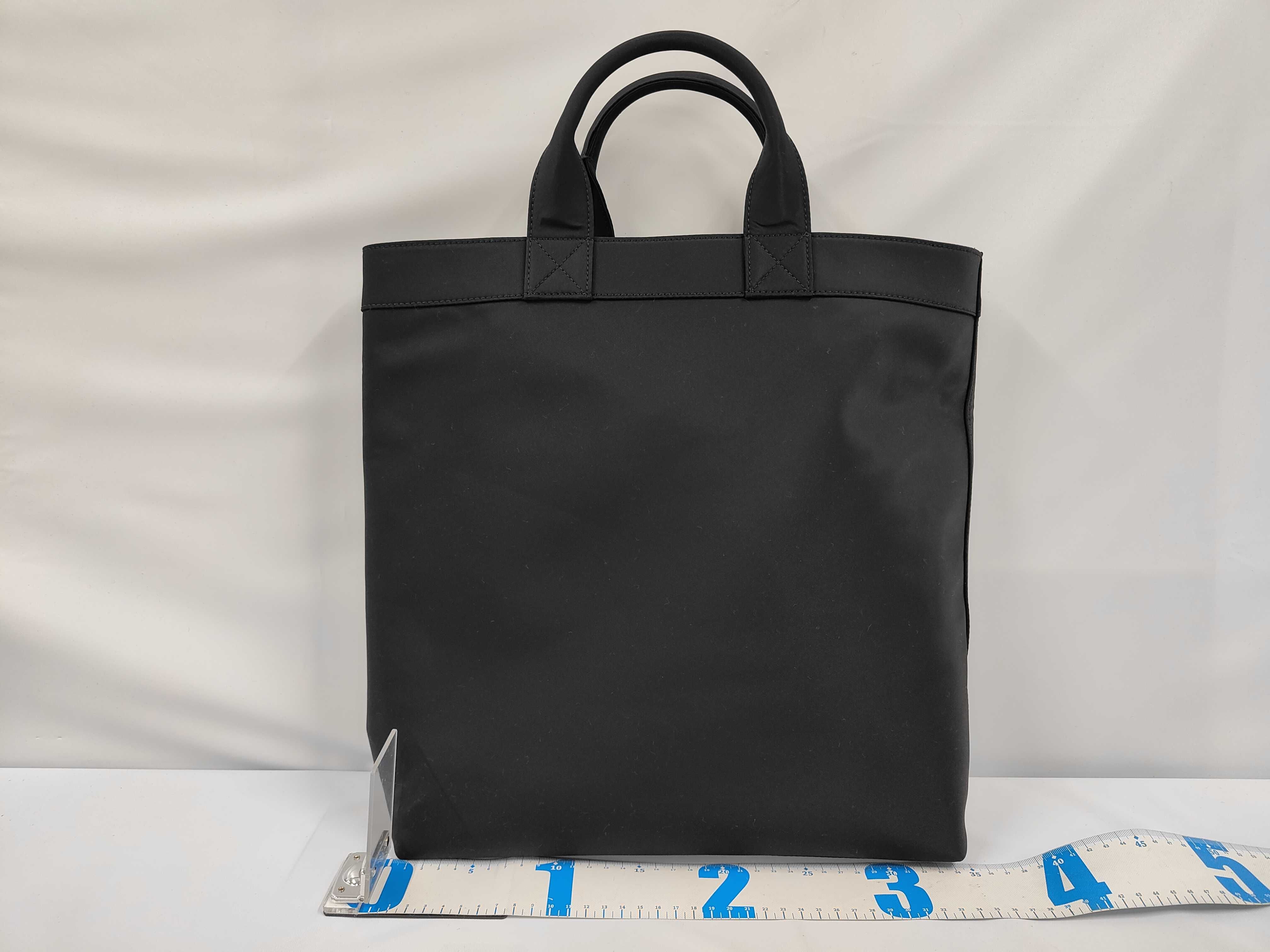 Artie Nylon 2-Way Tote Bag, Black. Accessories: Dust bag, shoulder strap. — view 2