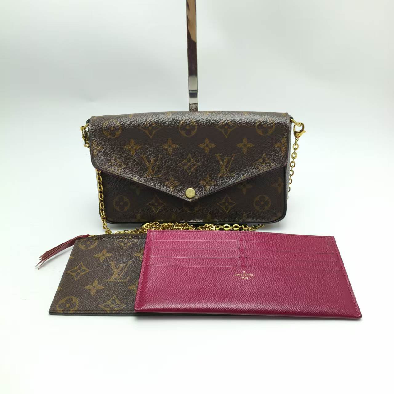 【*Shipped from: China*】LOUIS VUITTON Pochette Felicie PU Shoulder Bag — view 2
