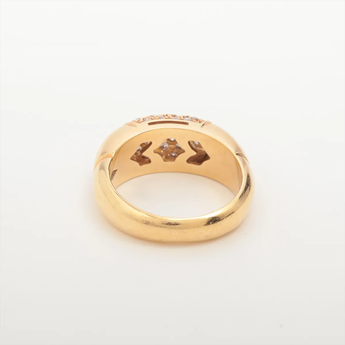 Certaura Diamond Ring 750(YG) 6.4g Stone — view 2