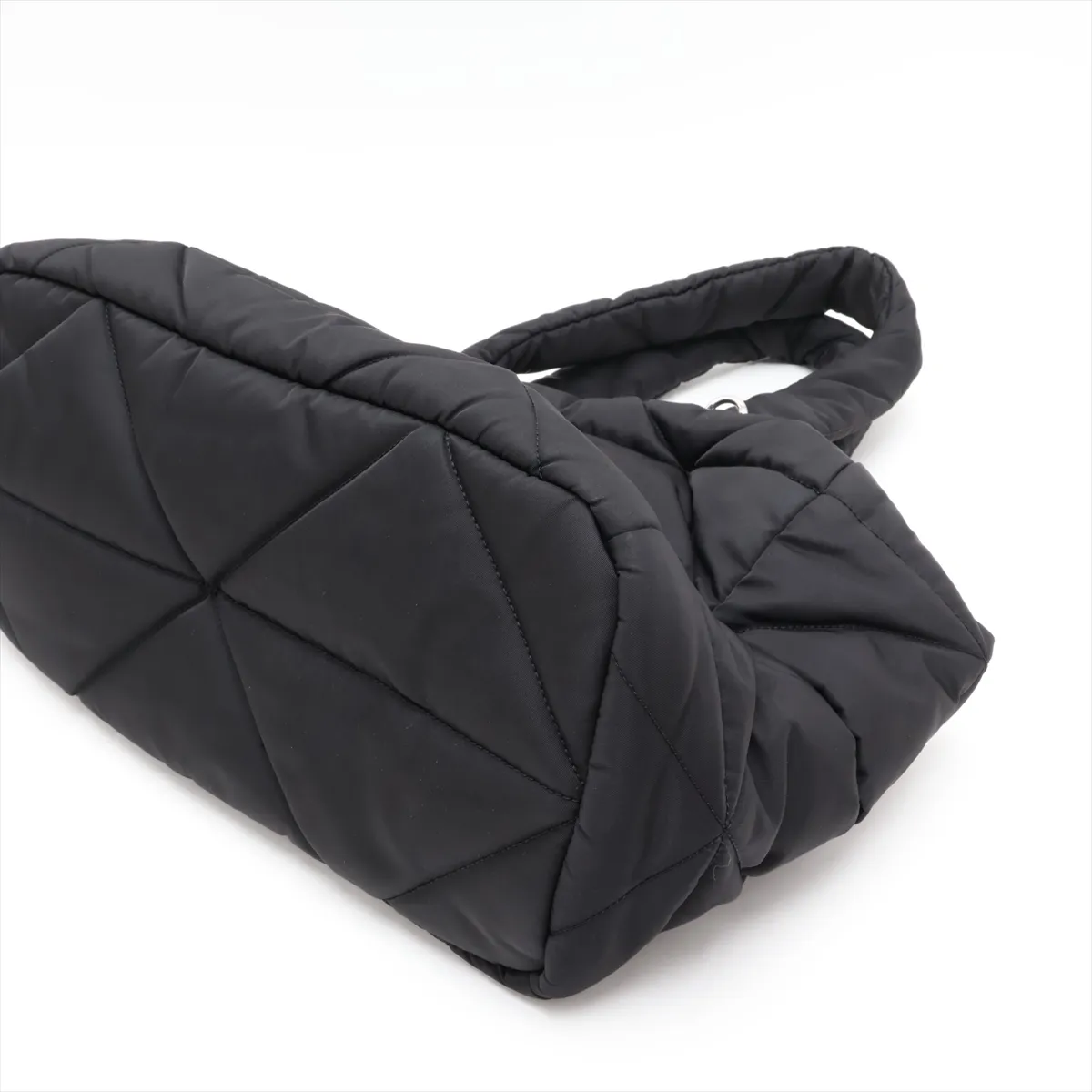 Tessuto Nylon Tote Bag, Black — view 3
