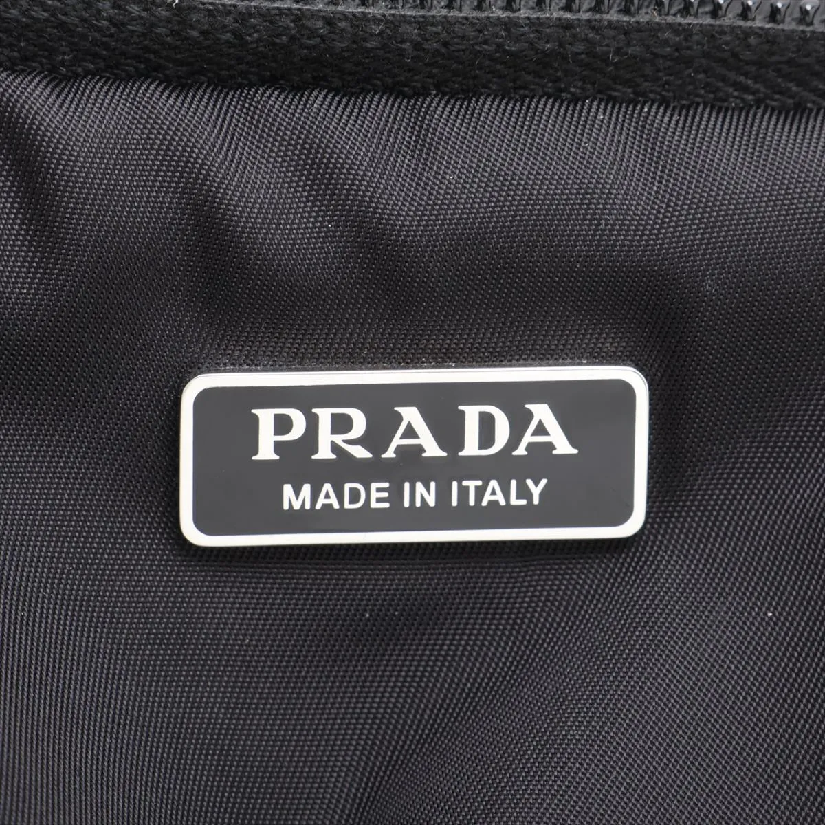 Tessuto Nylon Tote Bag, Black — view 8