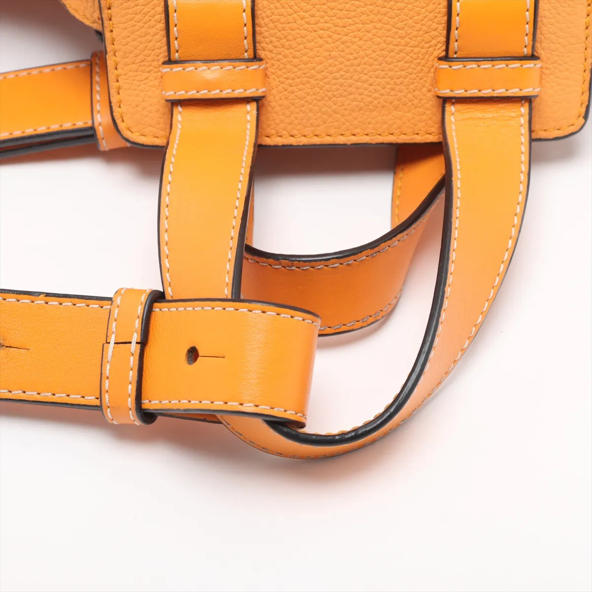 Hammock Drawstring Medium Leather 2WAY Handbag Yellow — view 5