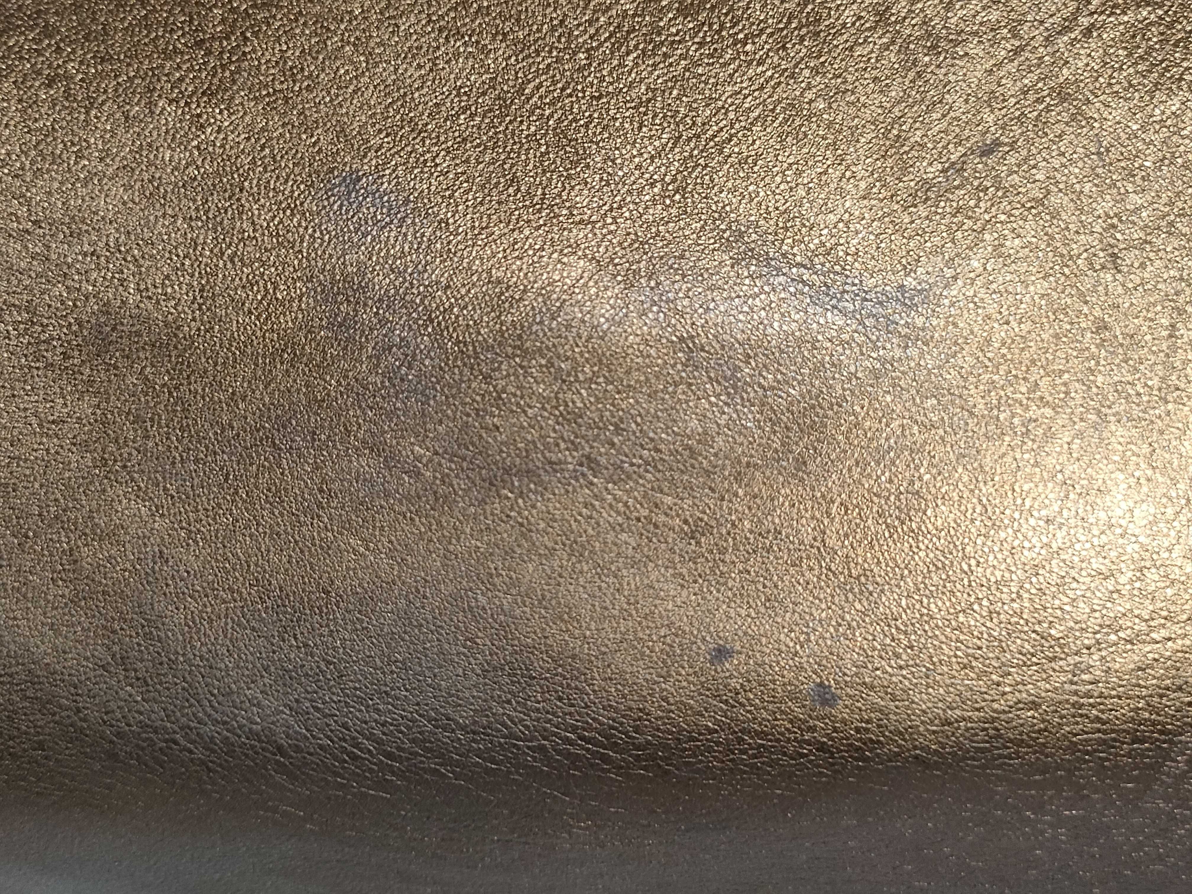 Nappa Aire Anagram Sheepskin Gold-Colored Handbag — view 11