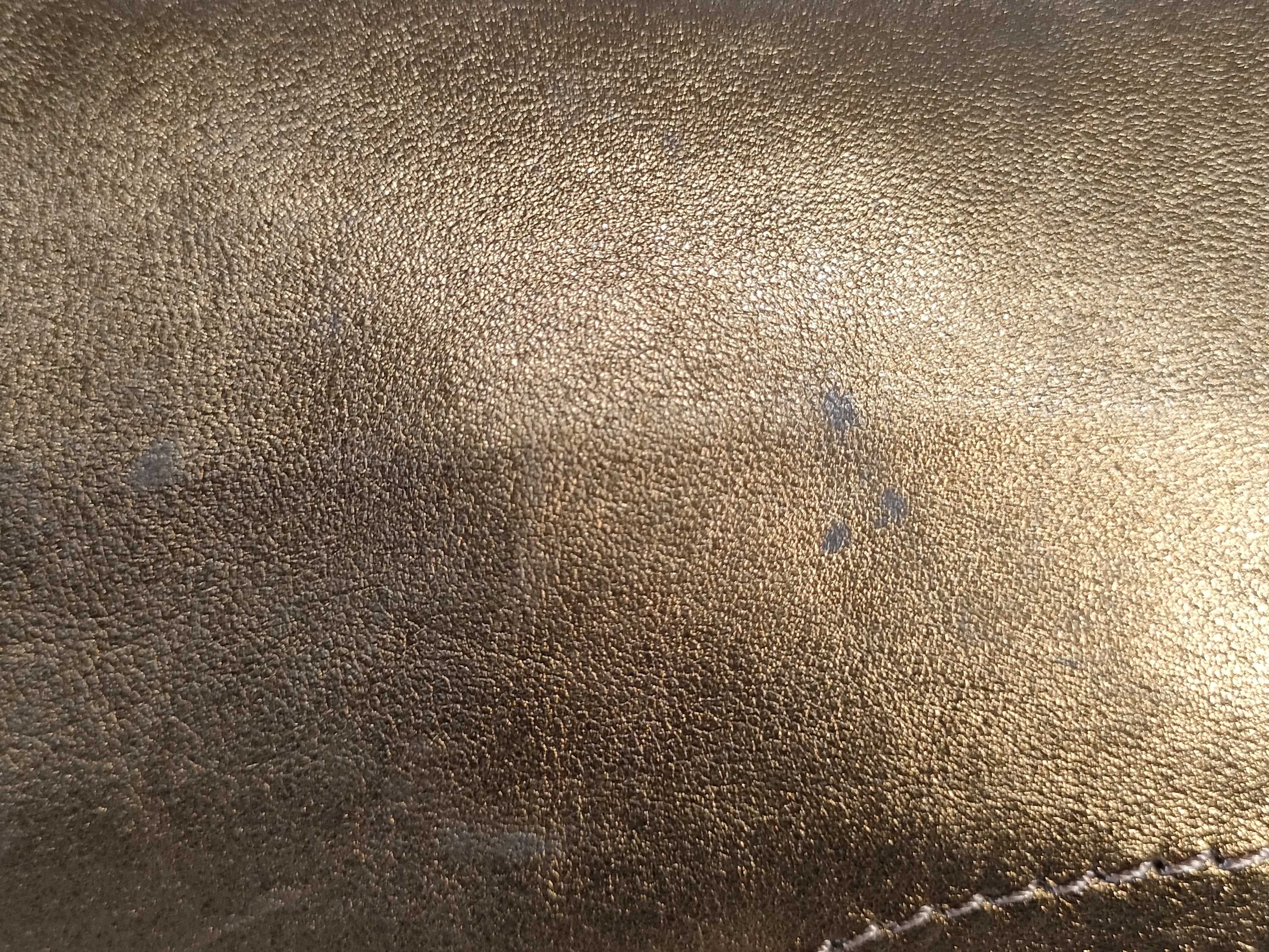 Nappa Aire Anagram Sheepskin Gold-Colored Handbag — view 8