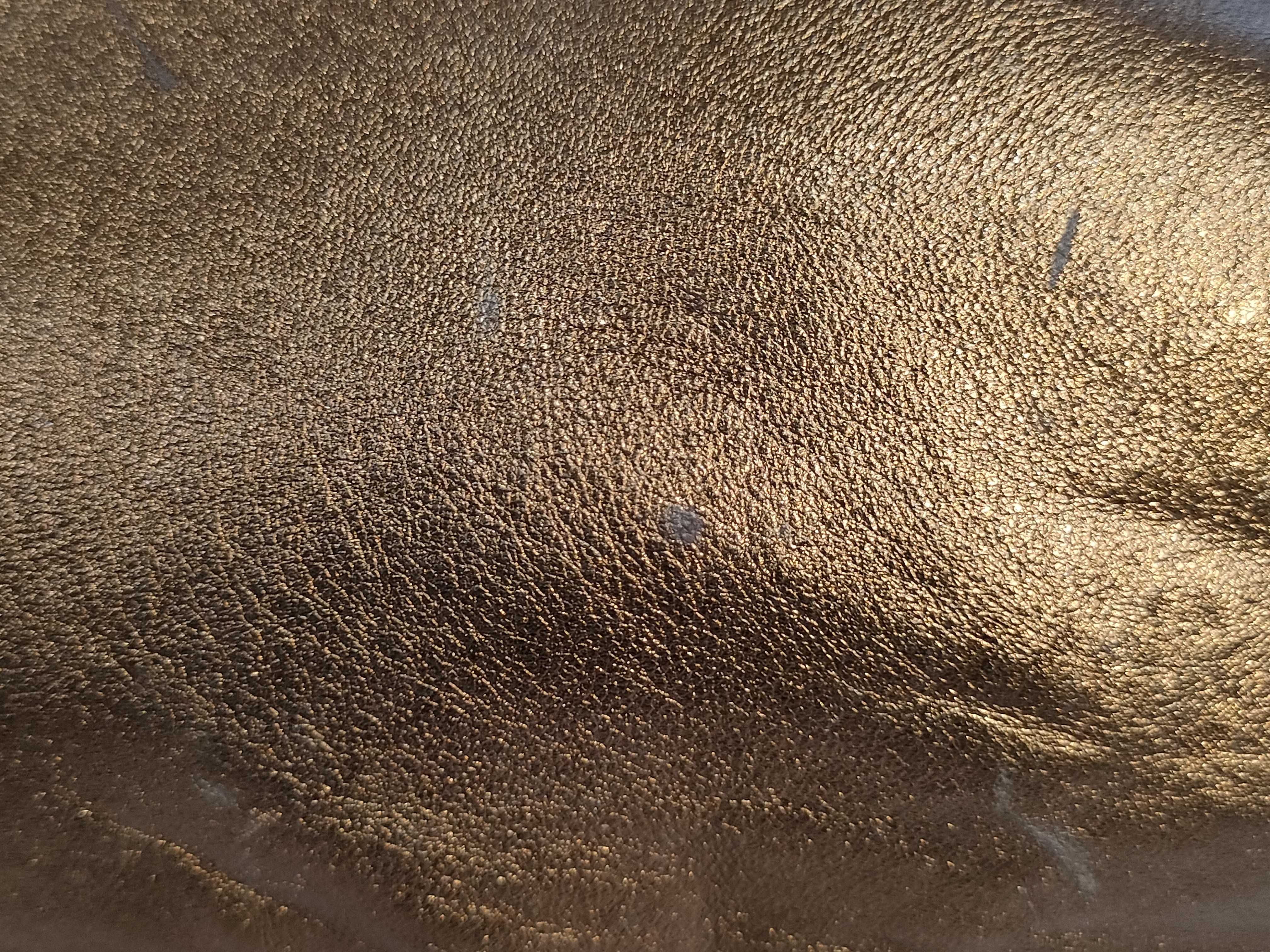 Nappa Aire Anagram Sheepskin Gold-Colored Handbag — view 9