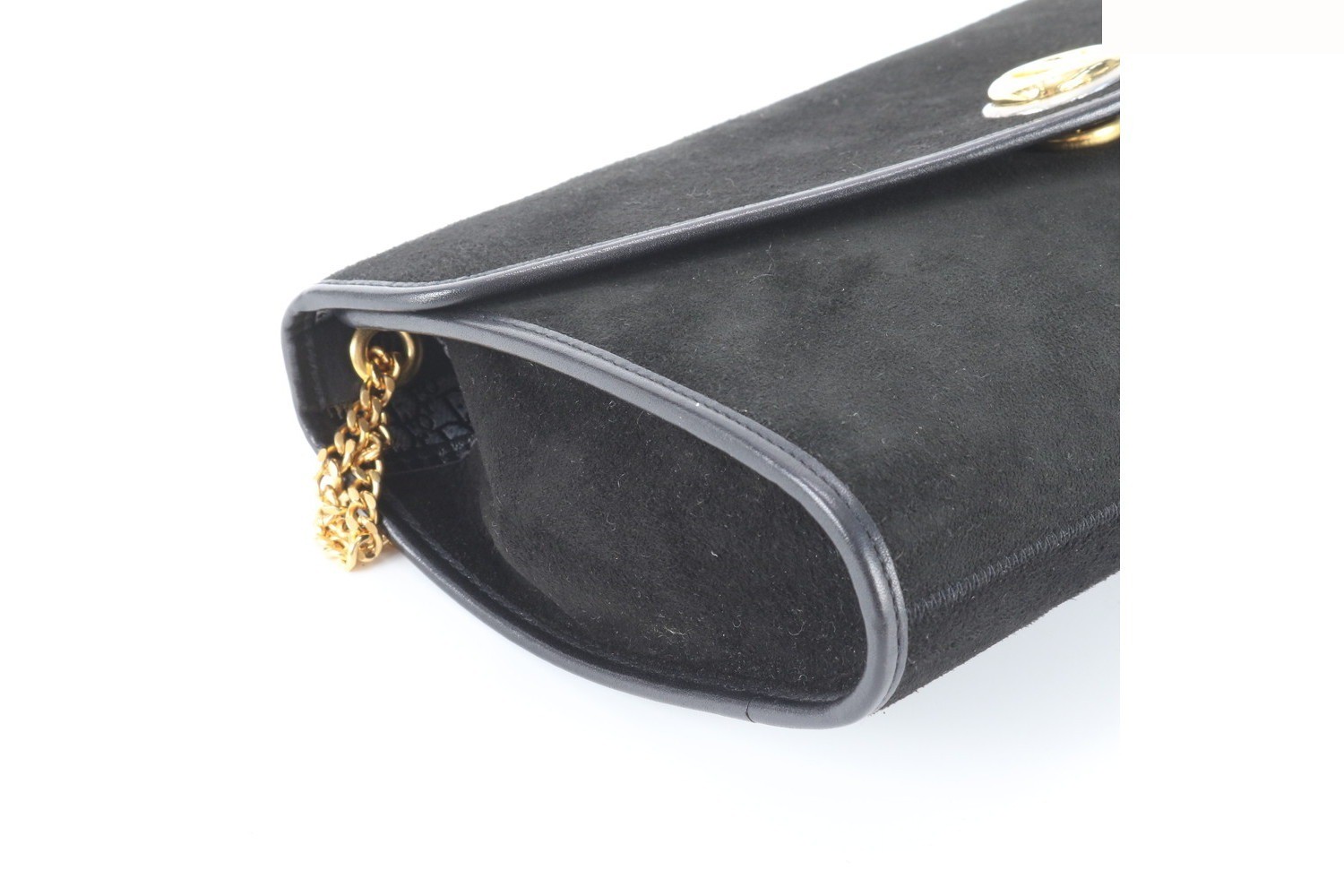 Leather 2-Way Chain Shoulder Bag — view 6