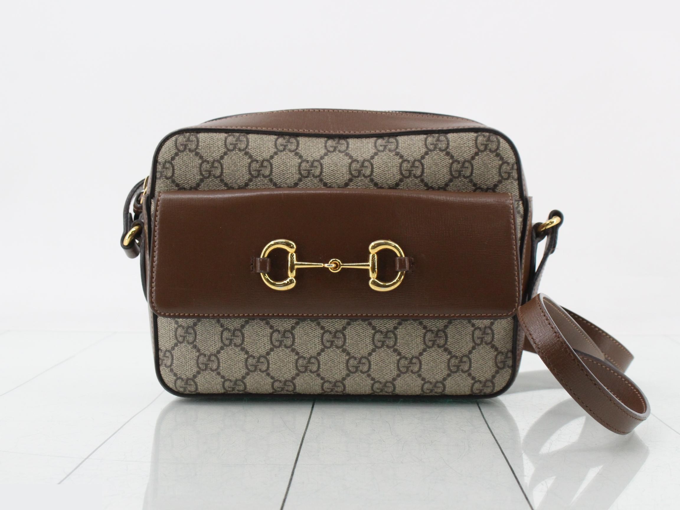 1955 Horsebit GG Supreme Leather Shoulder Bag
