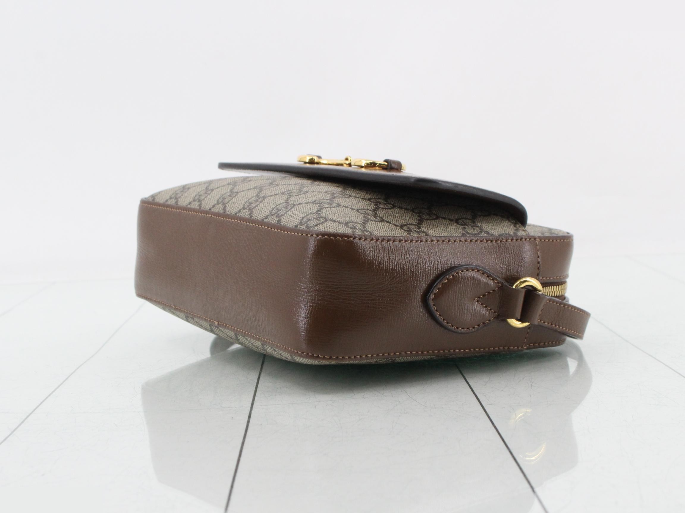 1955 Horsebit GG Supreme Leather Shoulder Bag — view 6